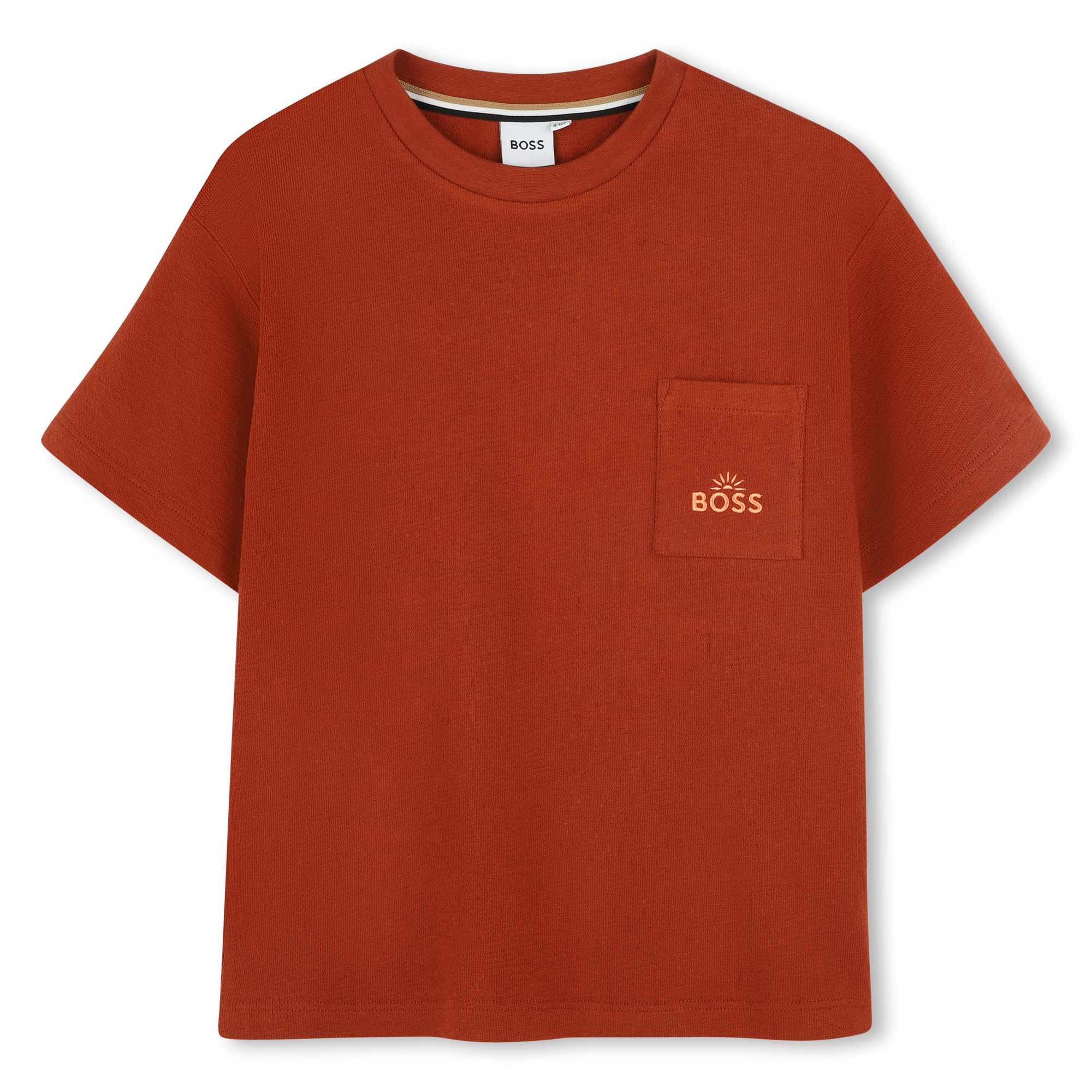 Embroidered cotton T-shirt BOSS for BOY