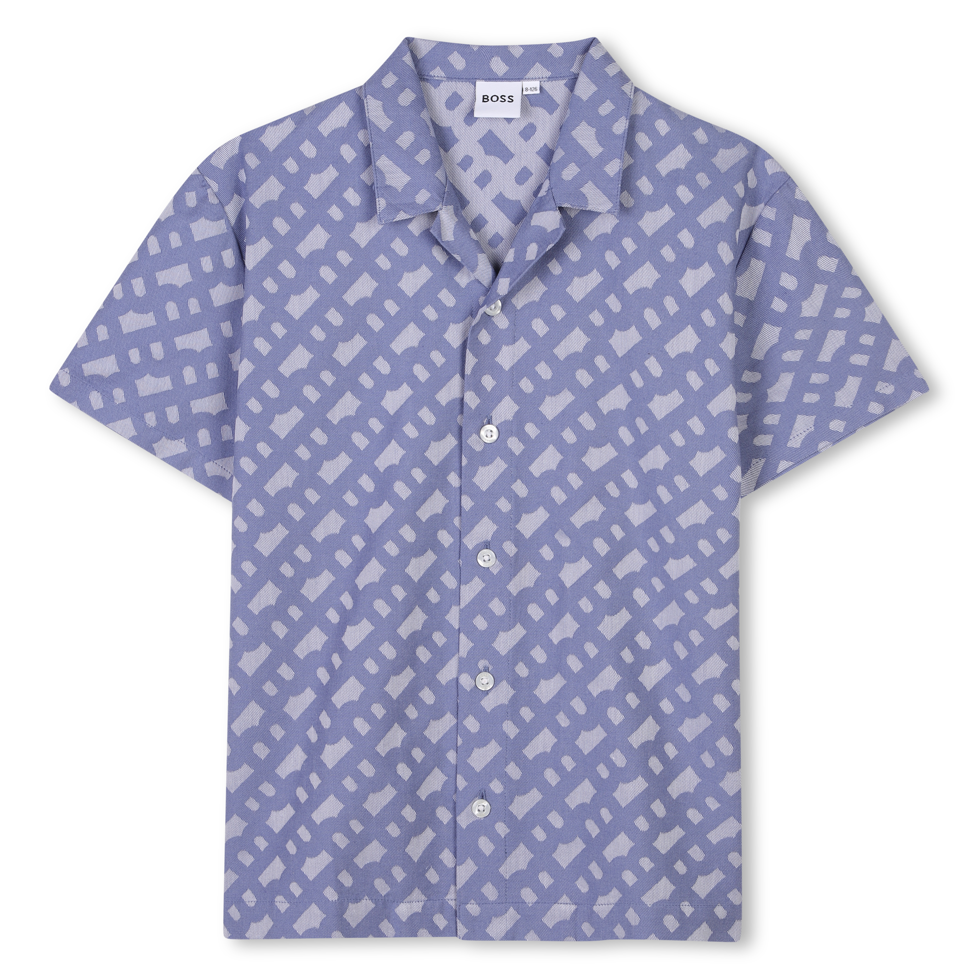 Short-sleeved cotton shirt BOSS for BOY