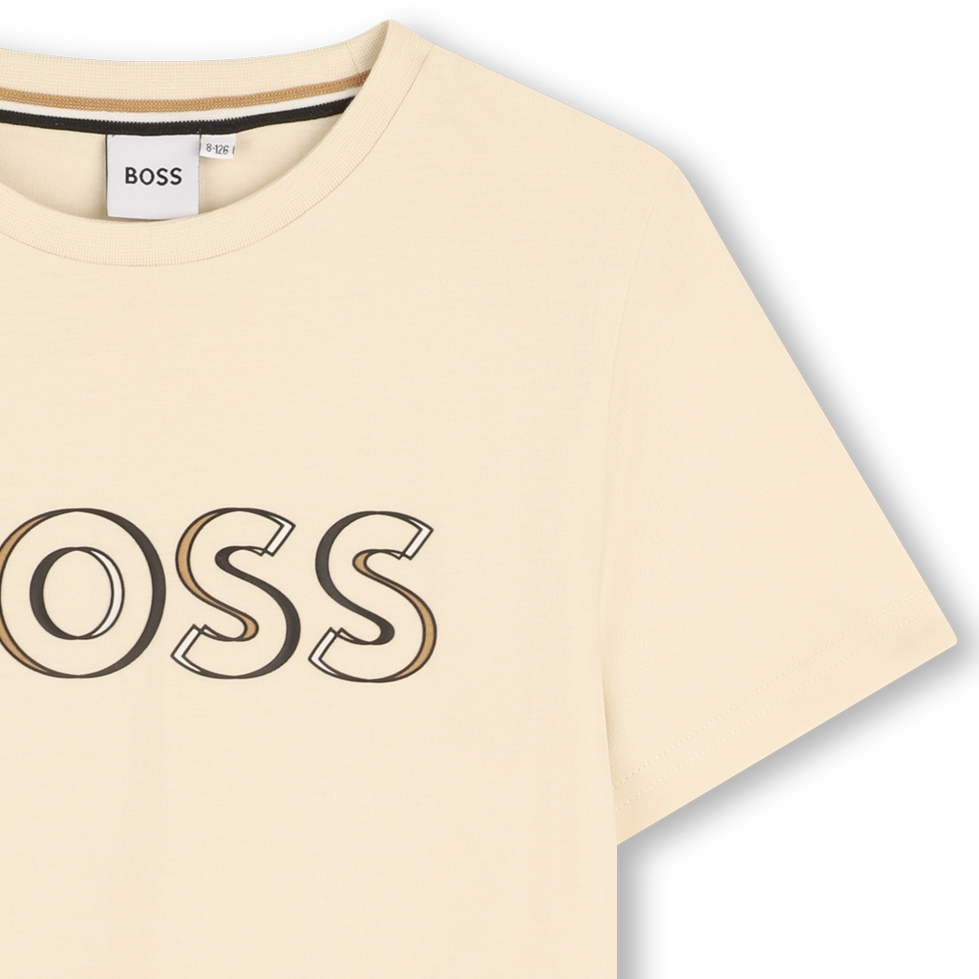 T-shirt coton manches courtes BOSS pour GARCON