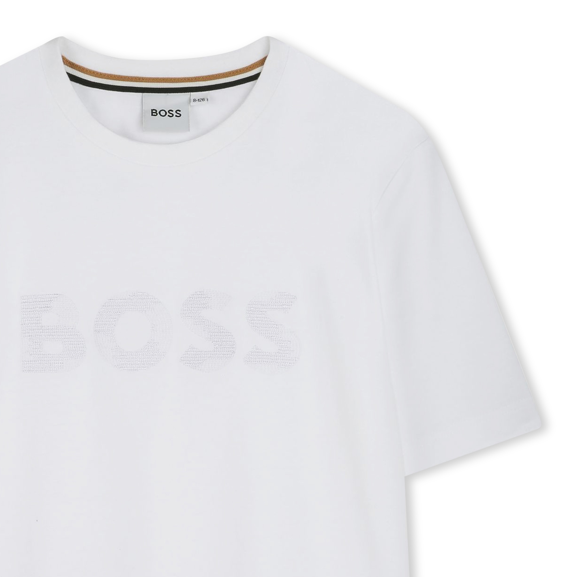 Camiseta manga corta y algodón BOSS para NIÑO