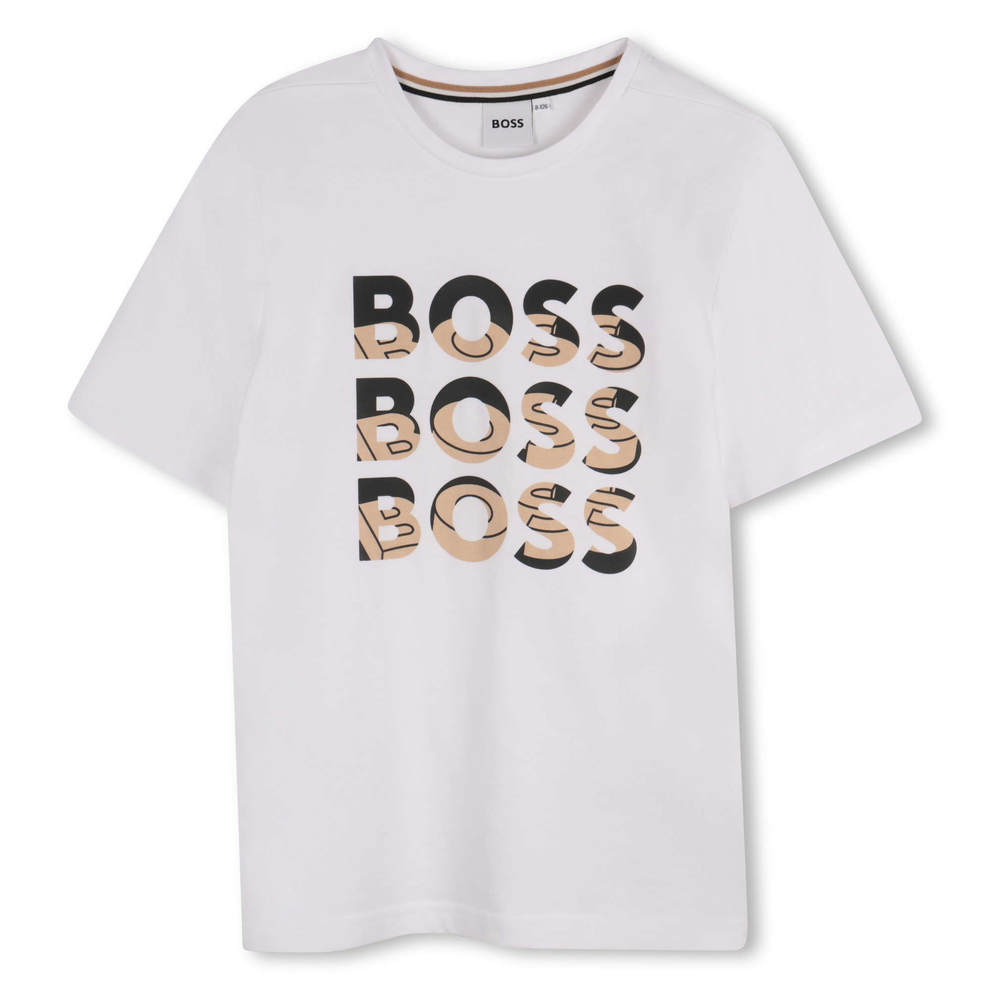 Short-sleeved cotton T-shirt BOSS for BOY