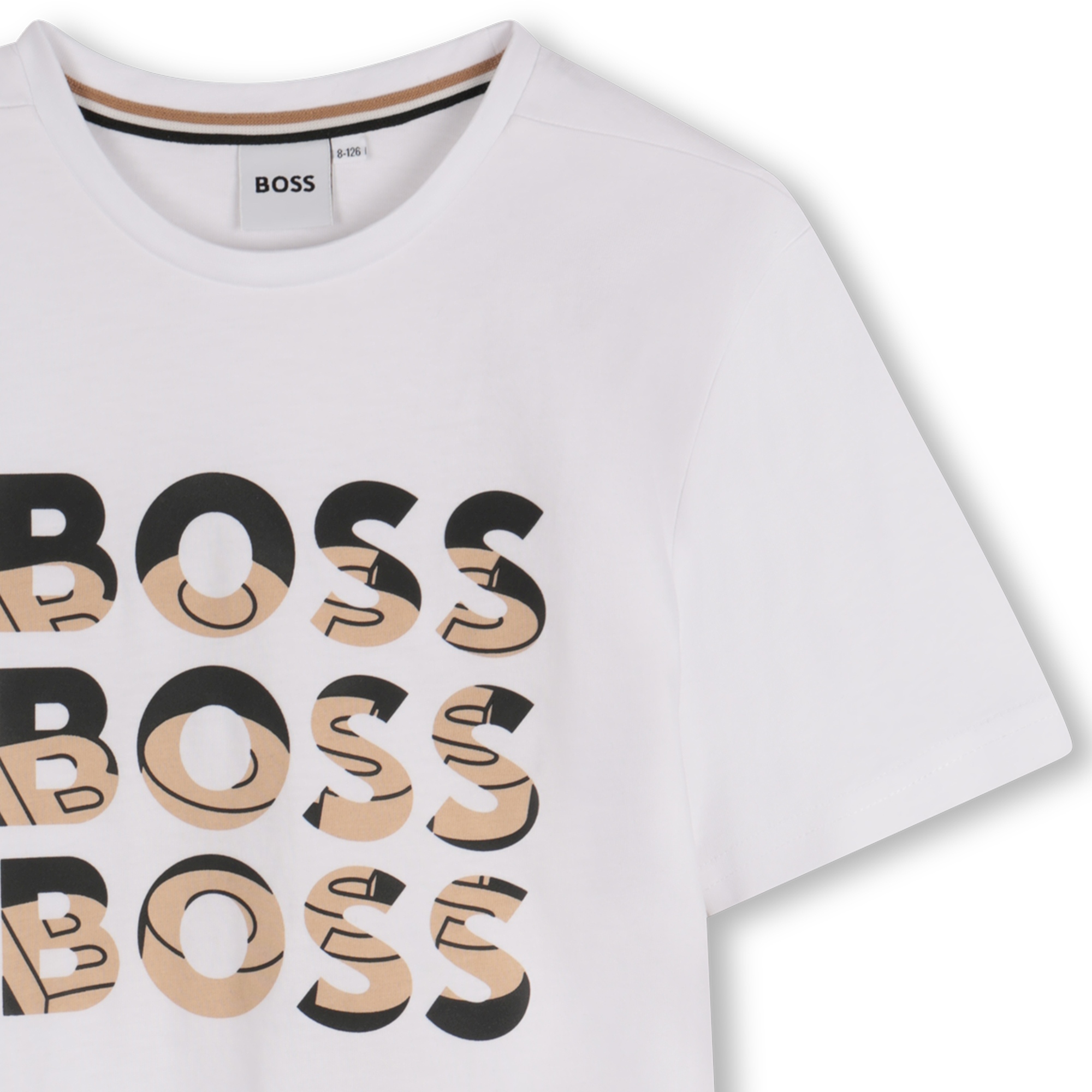 Short-sleeved cotton T-shirt BOSS for BOY