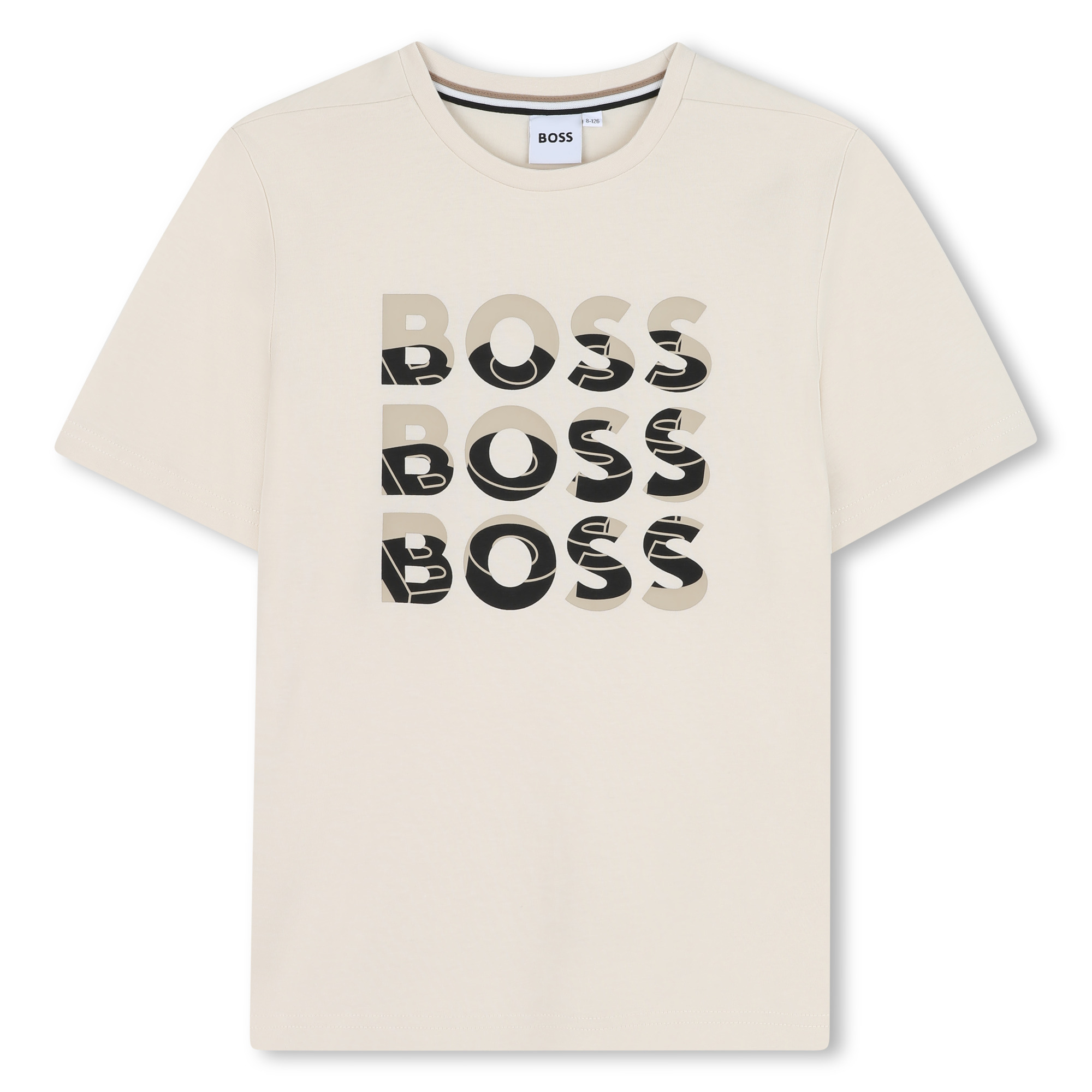 T-shirt coton manches courtes BOSS pour GARCON