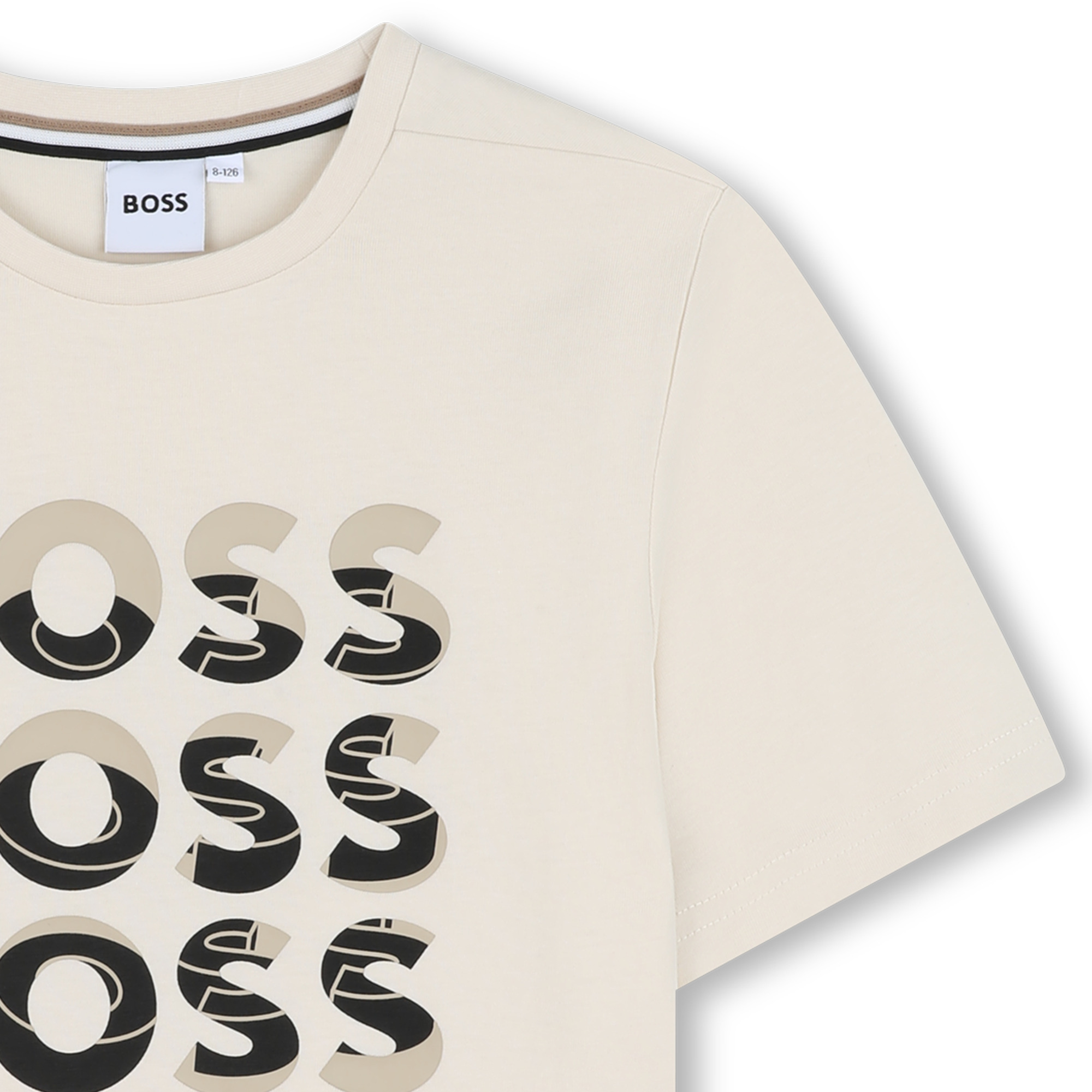 T-shirt coton manches courtes BOSS pour GARCON