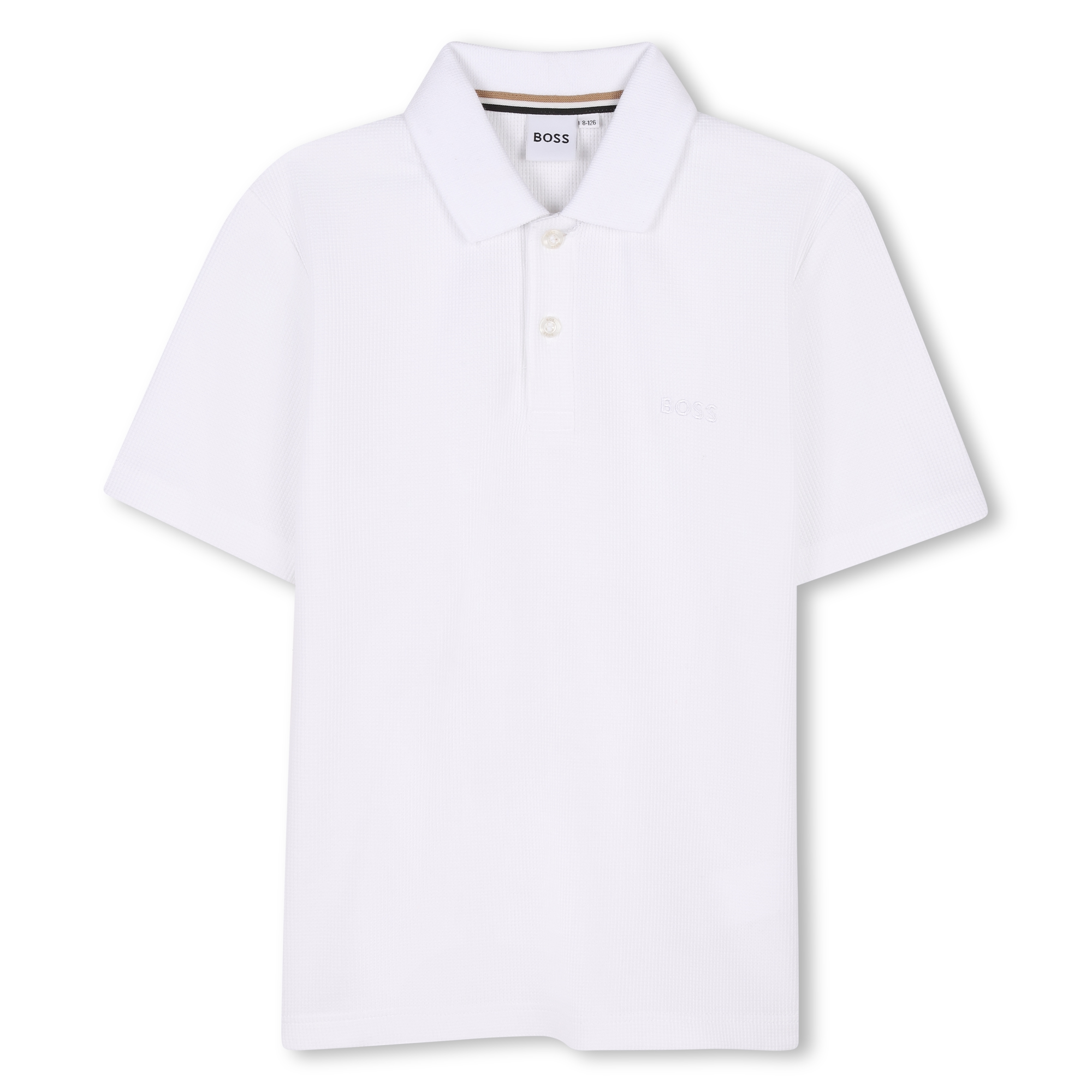 Polo manches courtes en coton BOSS pour GARCON