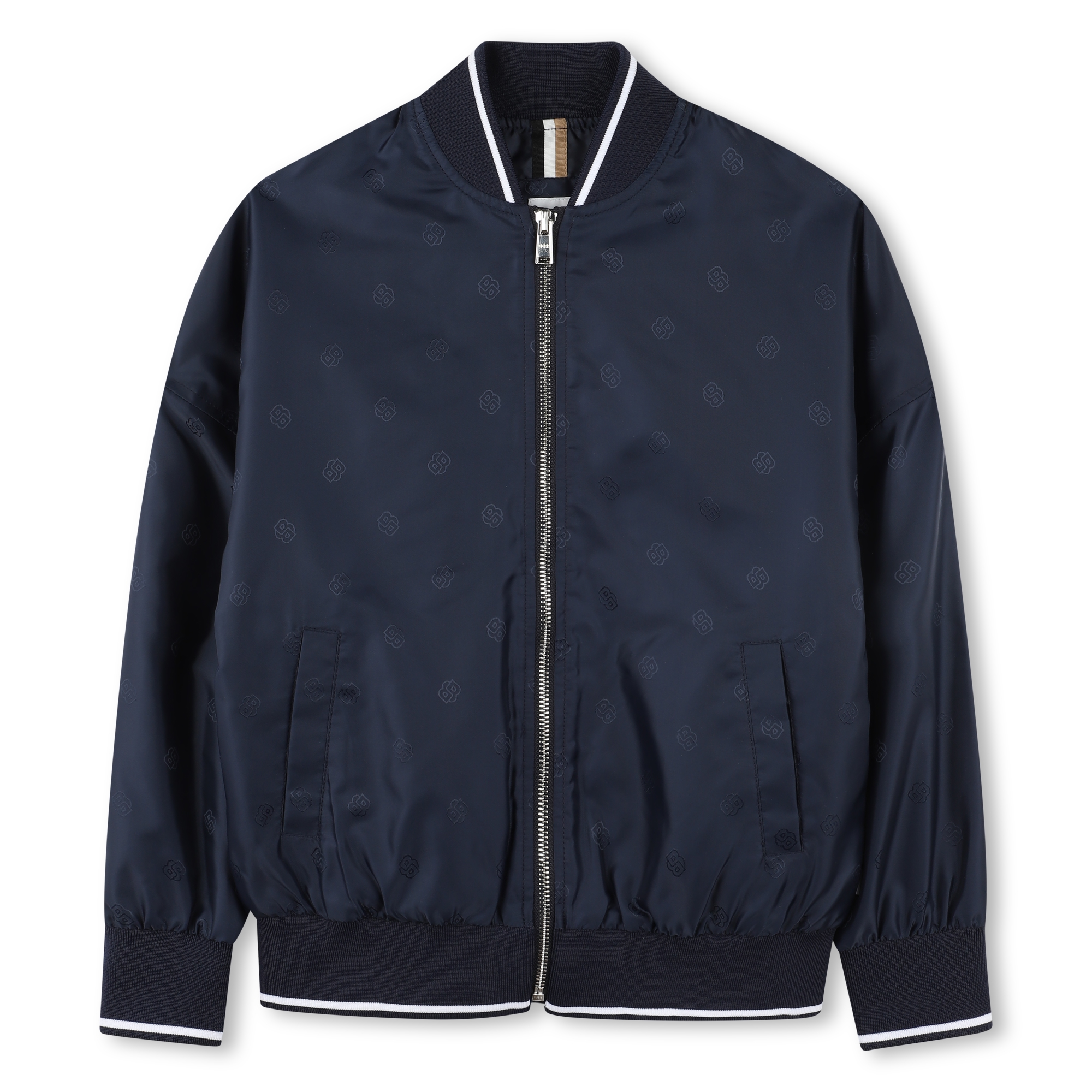 Blouson zippé imprimé BOSS pour GARCON