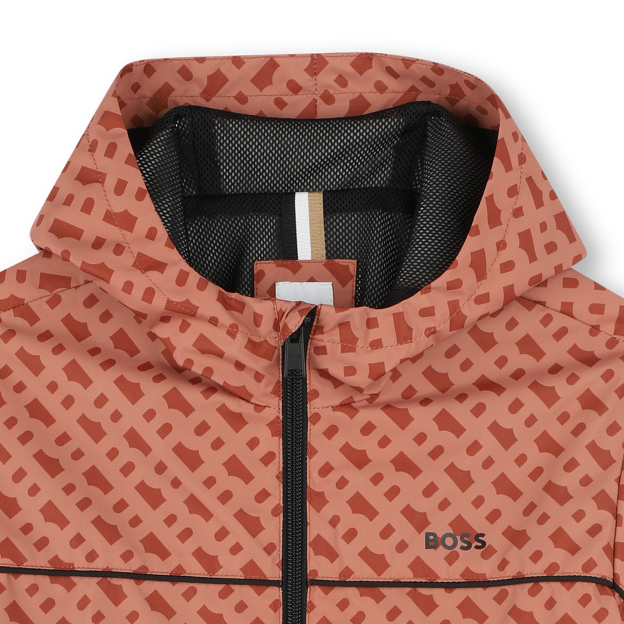 Hooded printed windbreaker BOSS for BOY