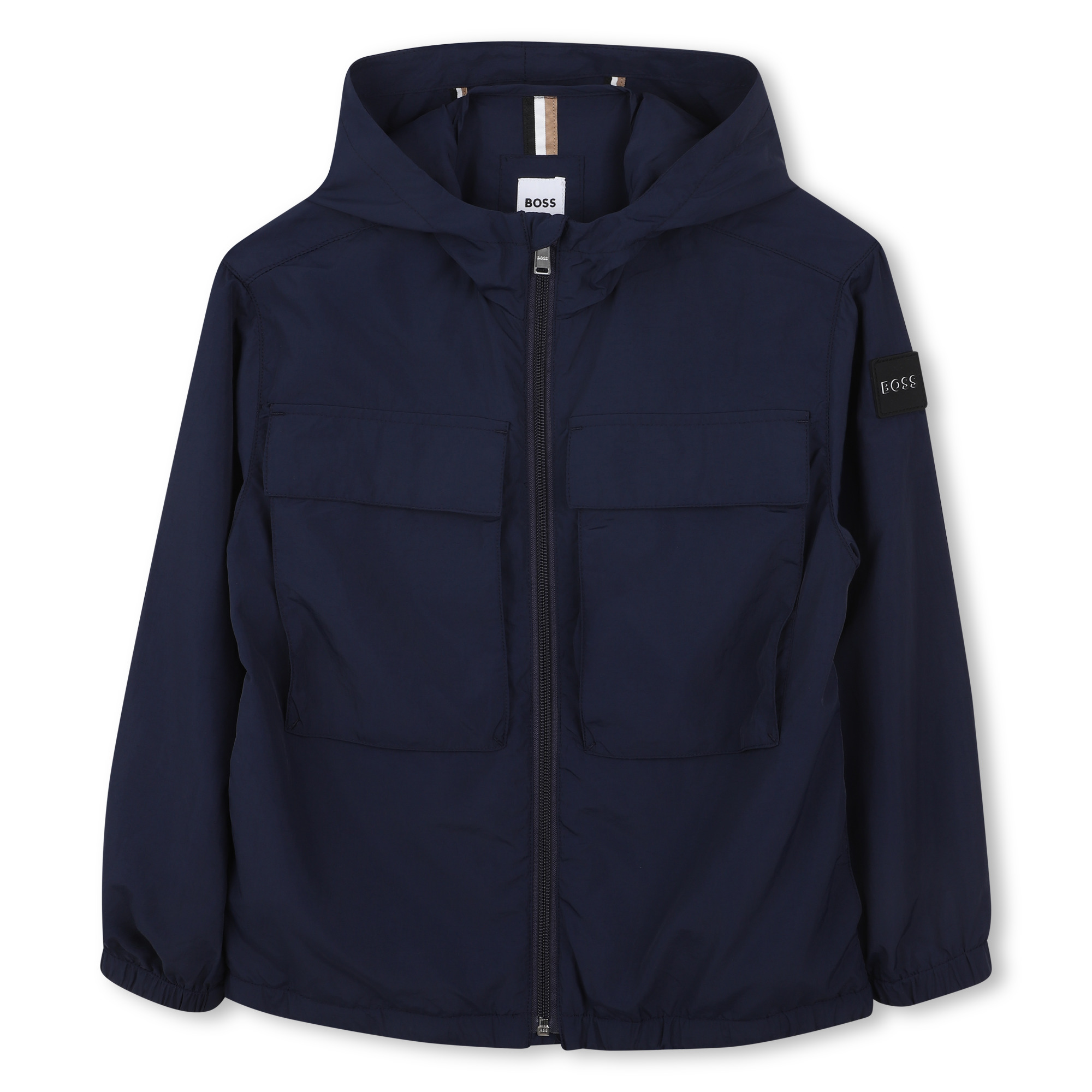 Hooded zip-up windbreaker BOSS for BOY