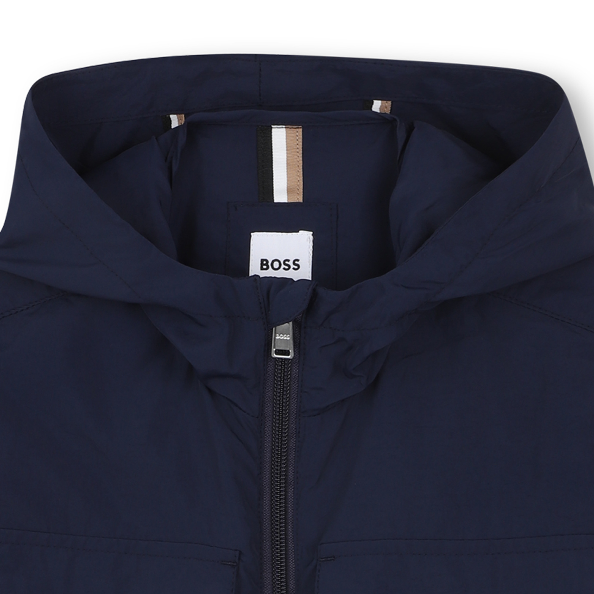 Hooded zip-up windbreaker BOSS for BOY