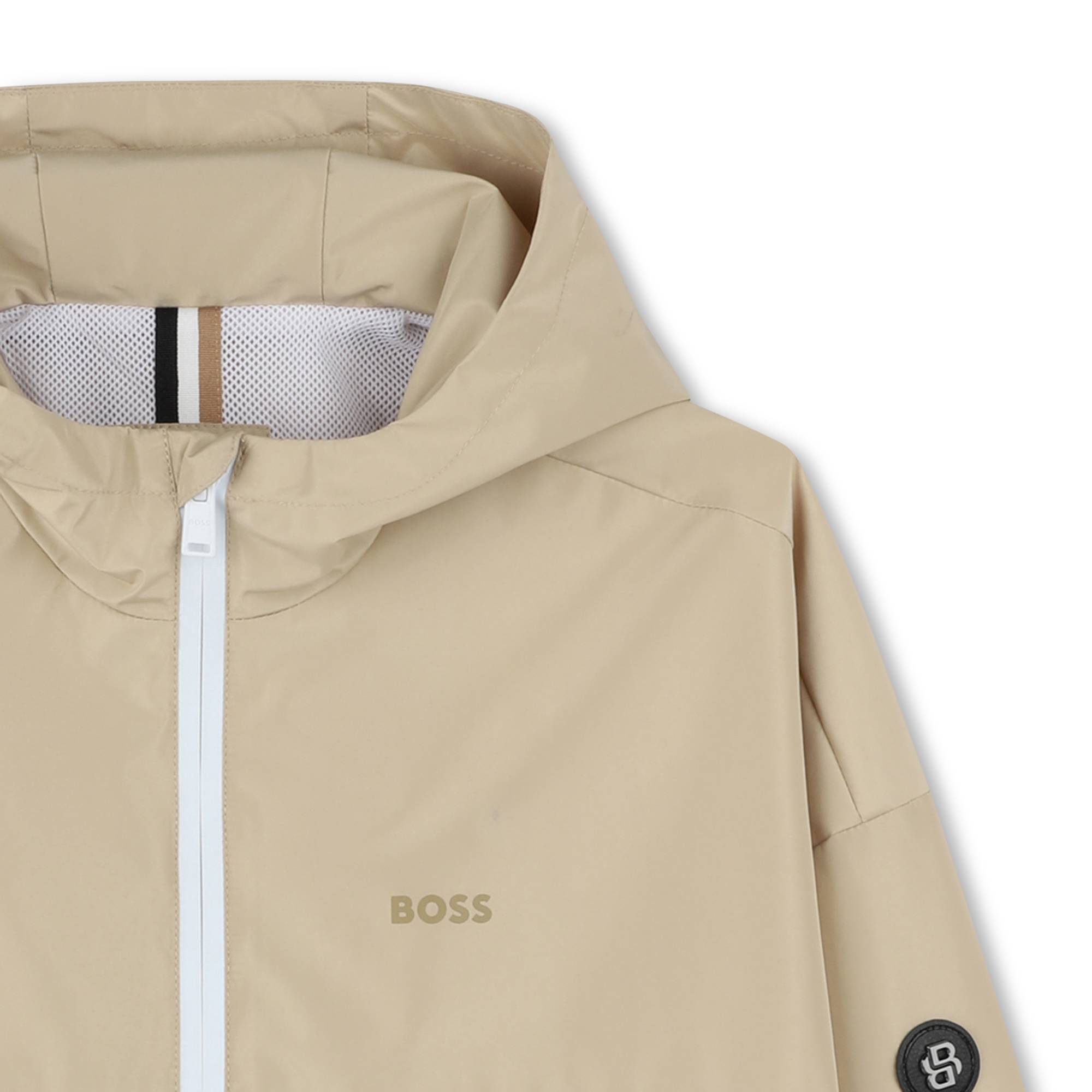 Two-tone hooded windbreaker BOSS for BOY