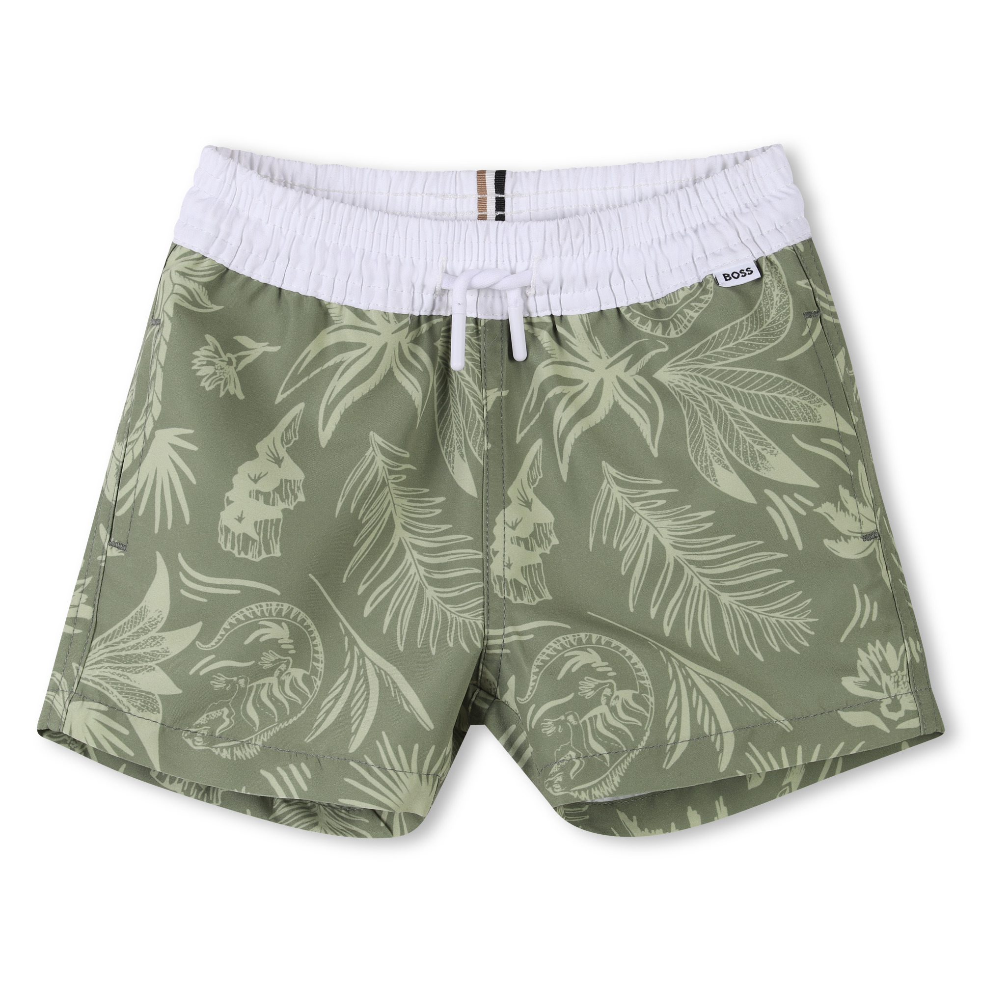 Short de bain à motifs BOSS pour GARCON