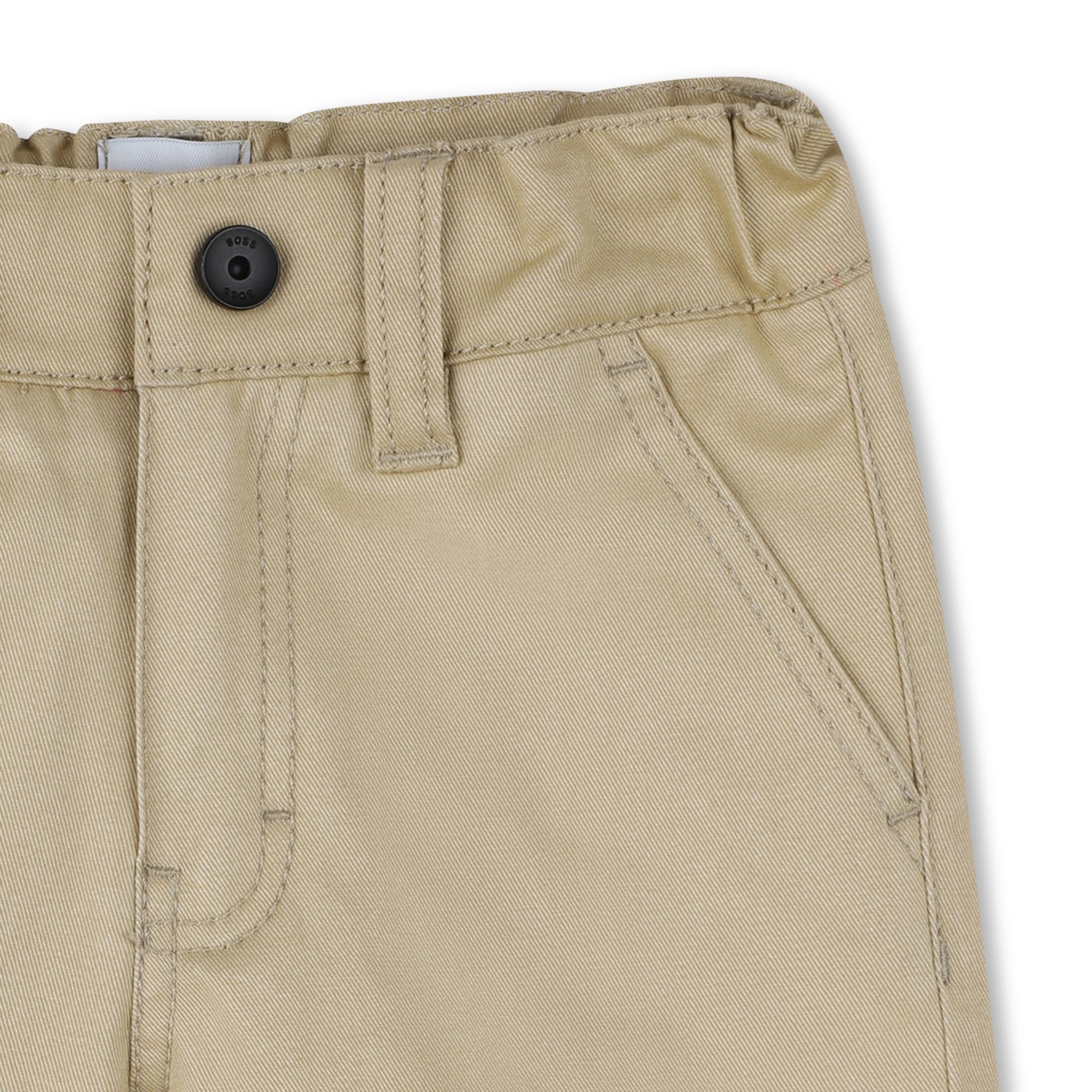 Plain cotton shorts BOSS for BOY