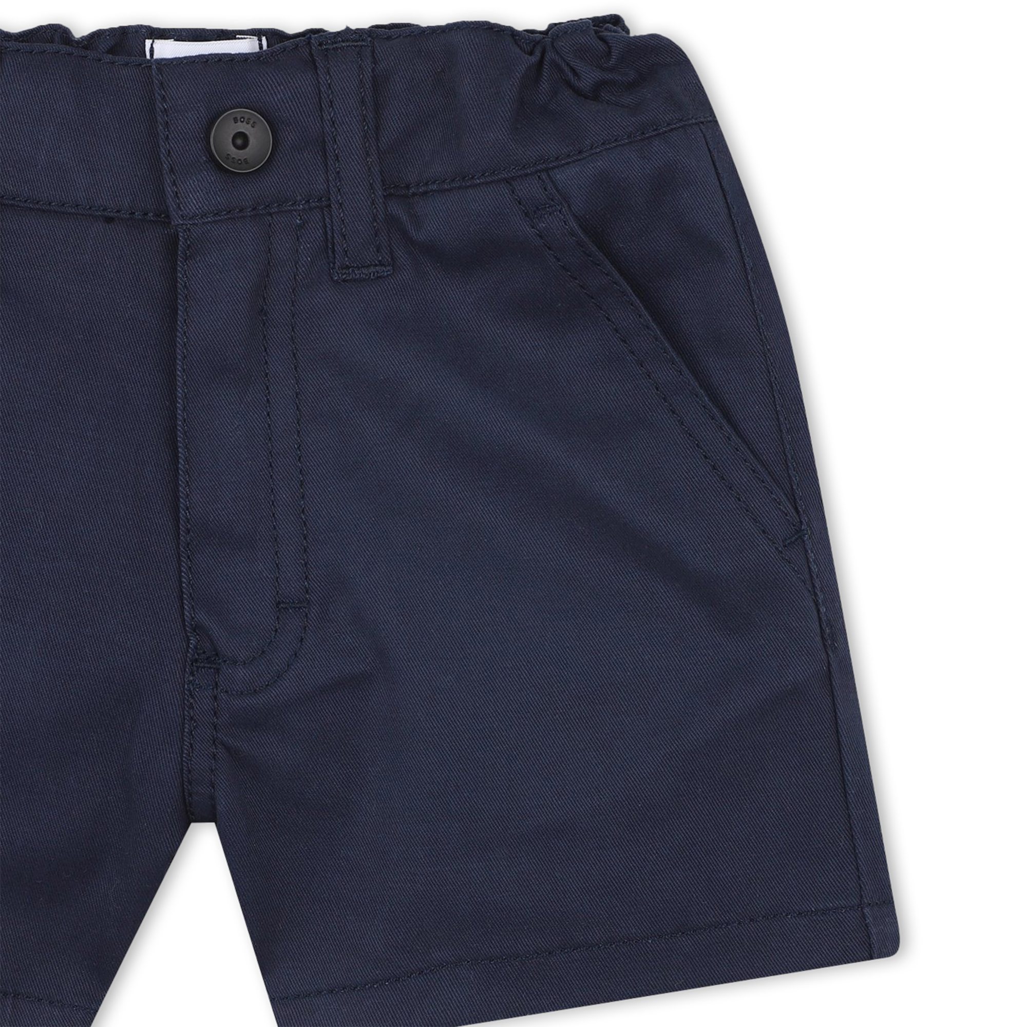 Plain cotton shorts BOSS for BOY