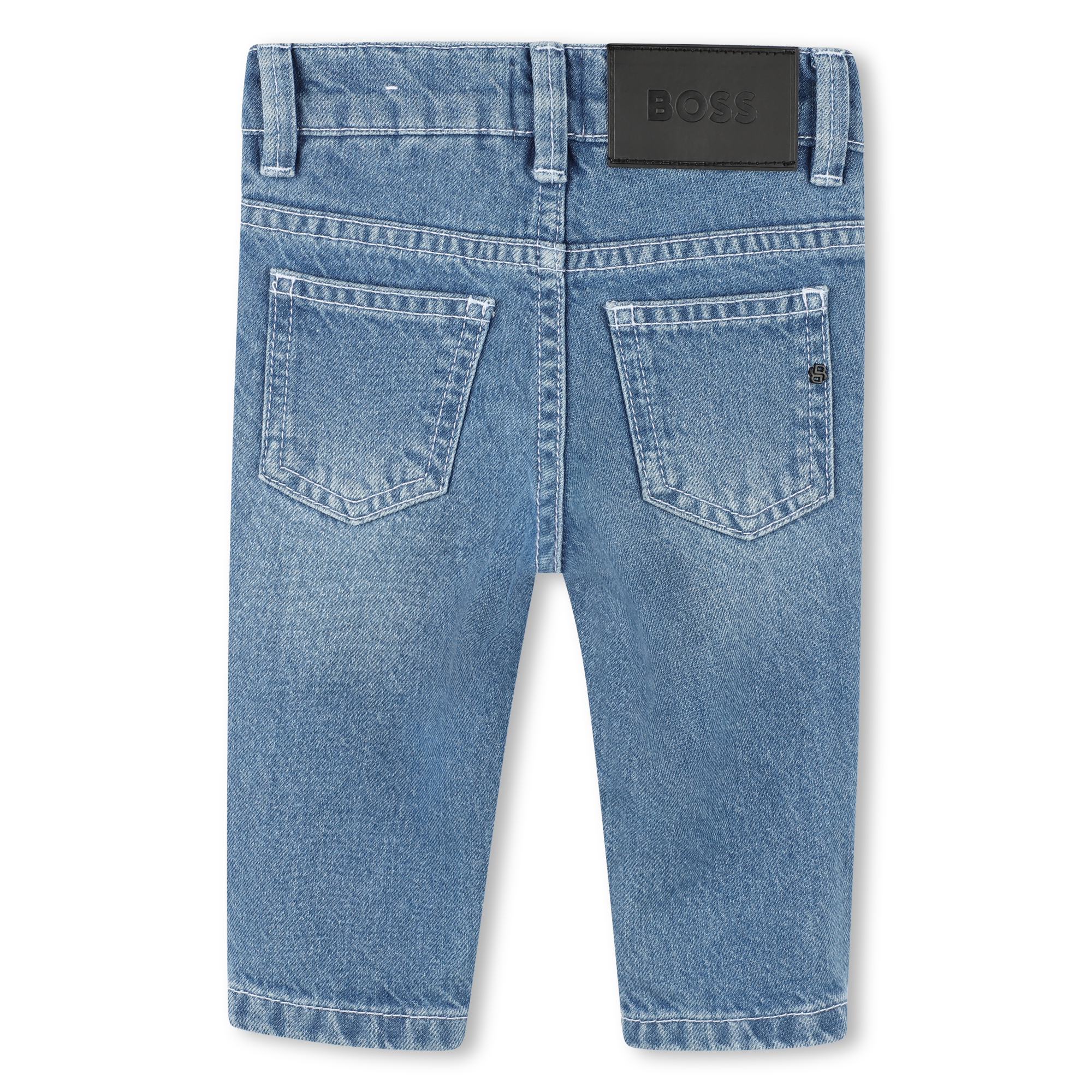 Katoenen 5-pocket-jeans BOSS Voor