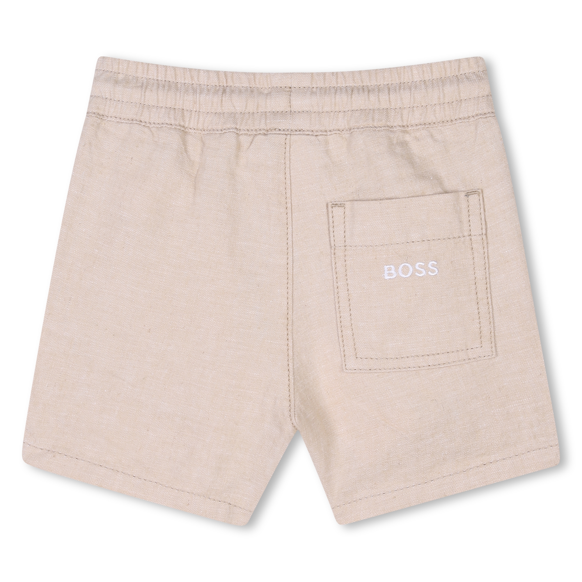 Linen and cotton shorts BOSS for BOY