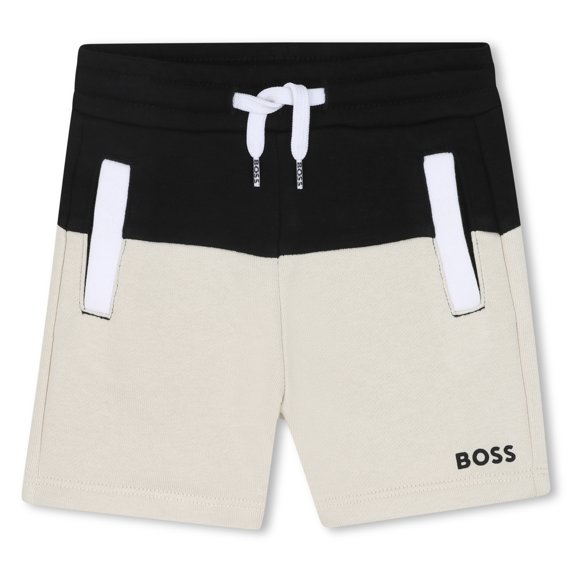 Two-tone fleece shorts BOSS for BOY