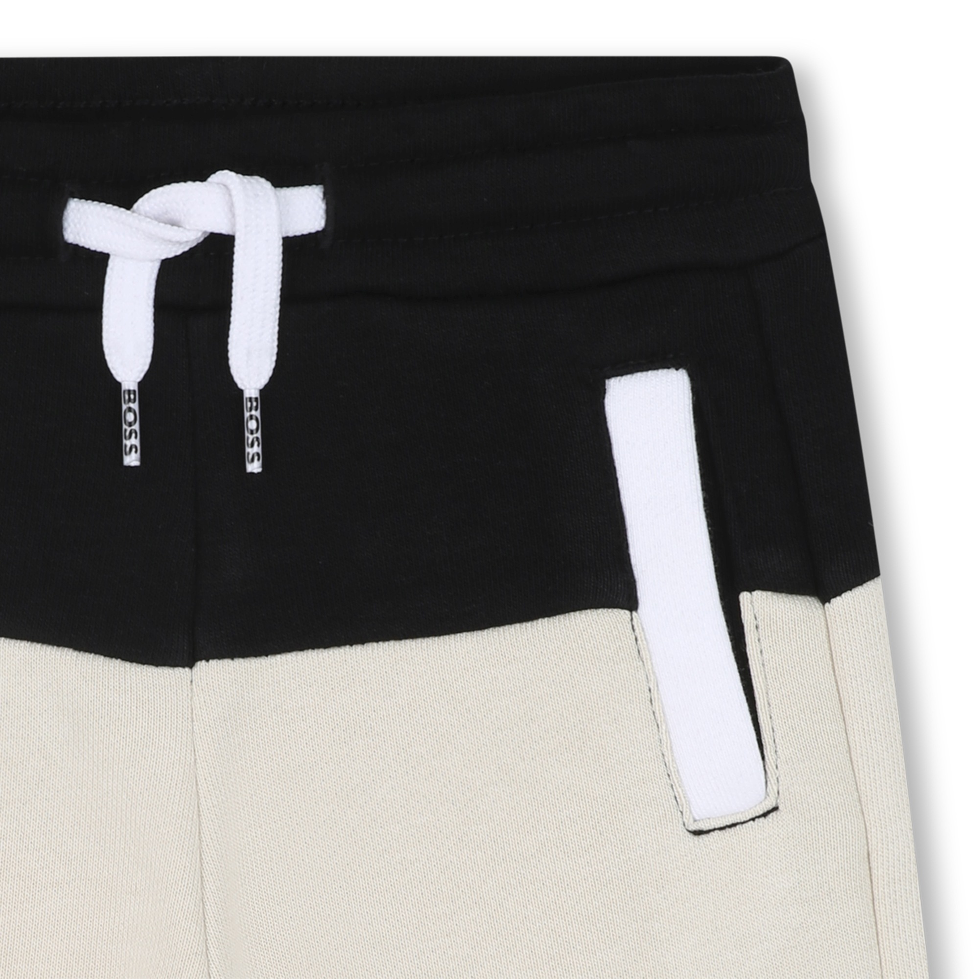 Two-tone fleece shorts BOSS for BOY