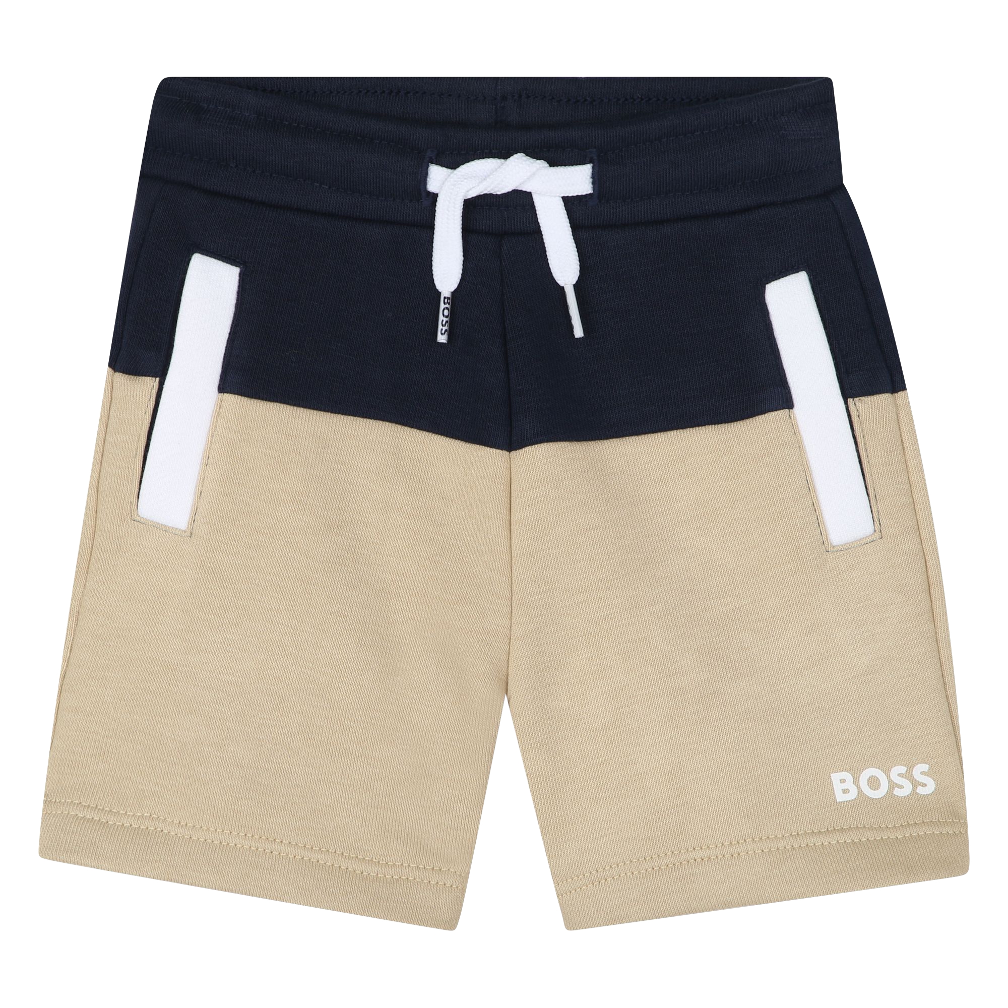 Two-tone fleece shorts BOSS for BOY