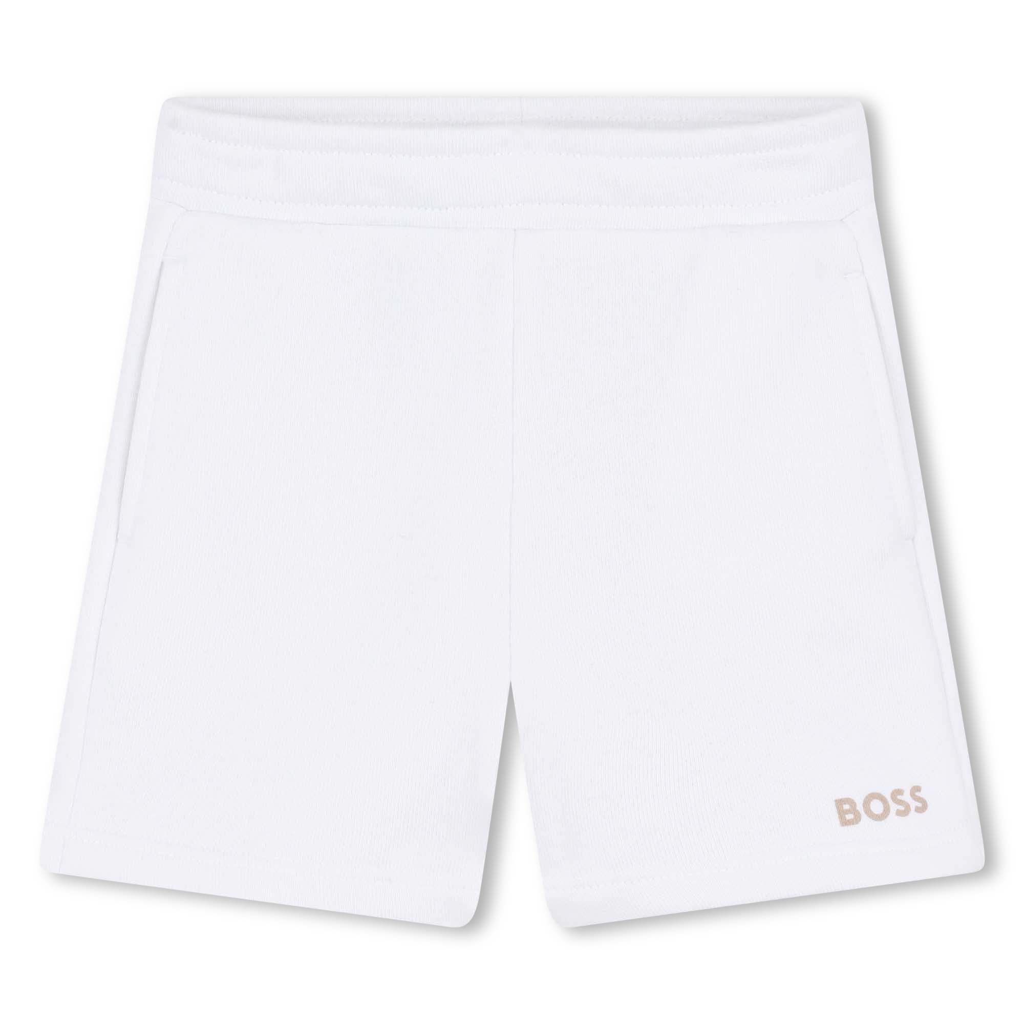 Shorts tinta unita in felpa BOSS Per RAGAZZO