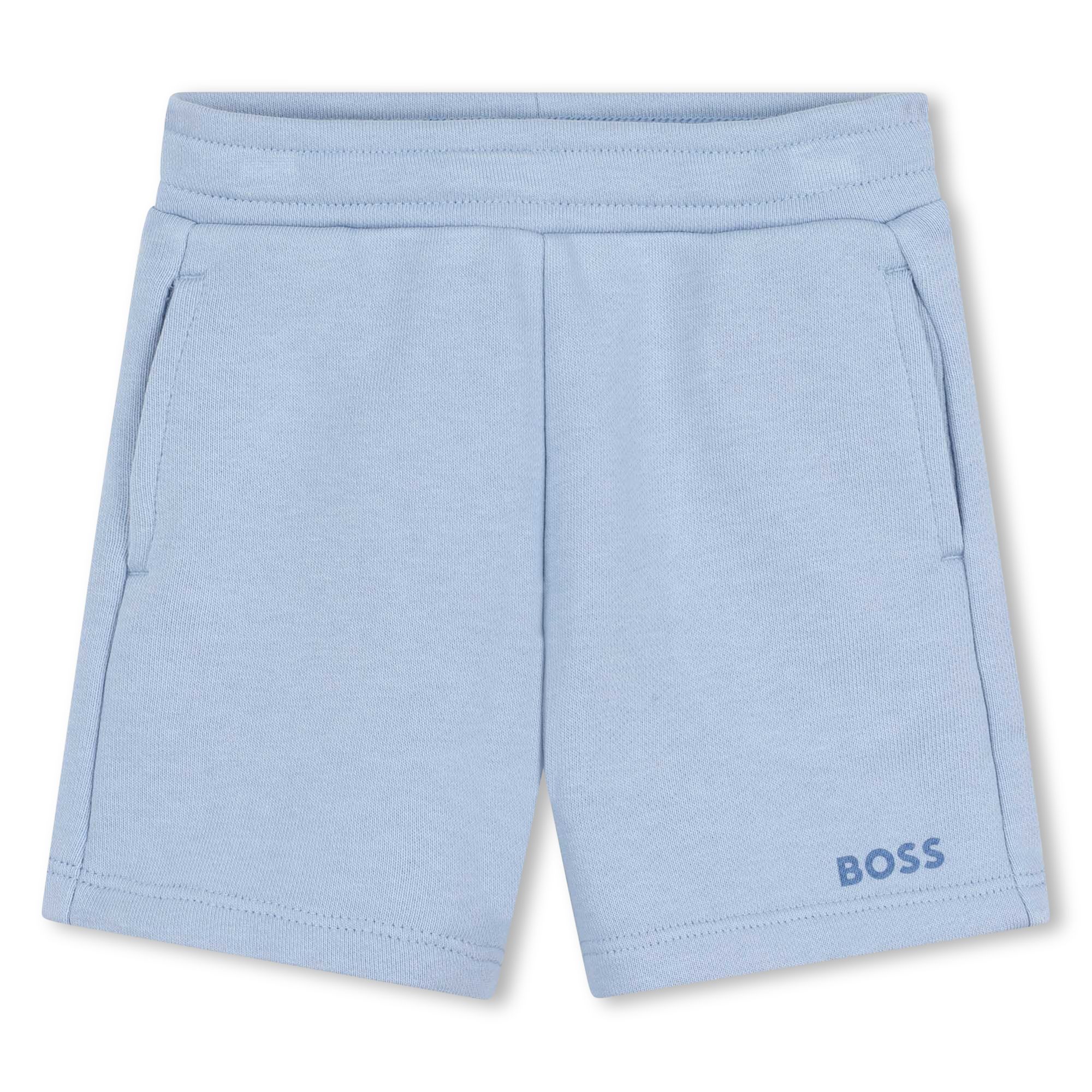 Plain fleece shorts BOSS for BOY