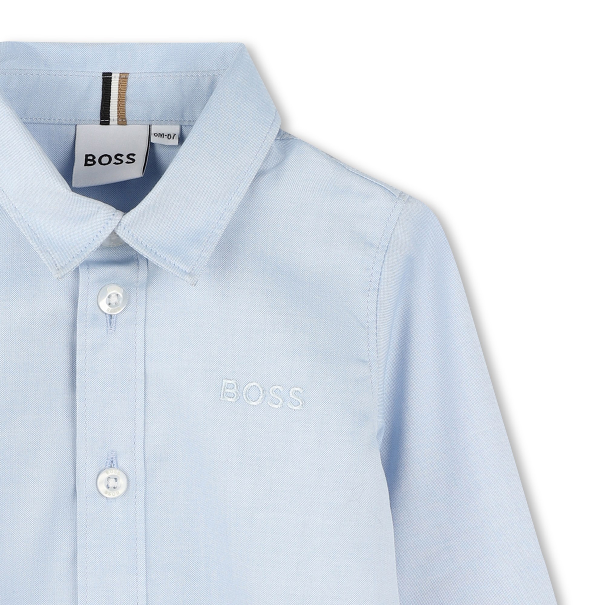 Long-sleeved cotton shirt BOSS for BOY