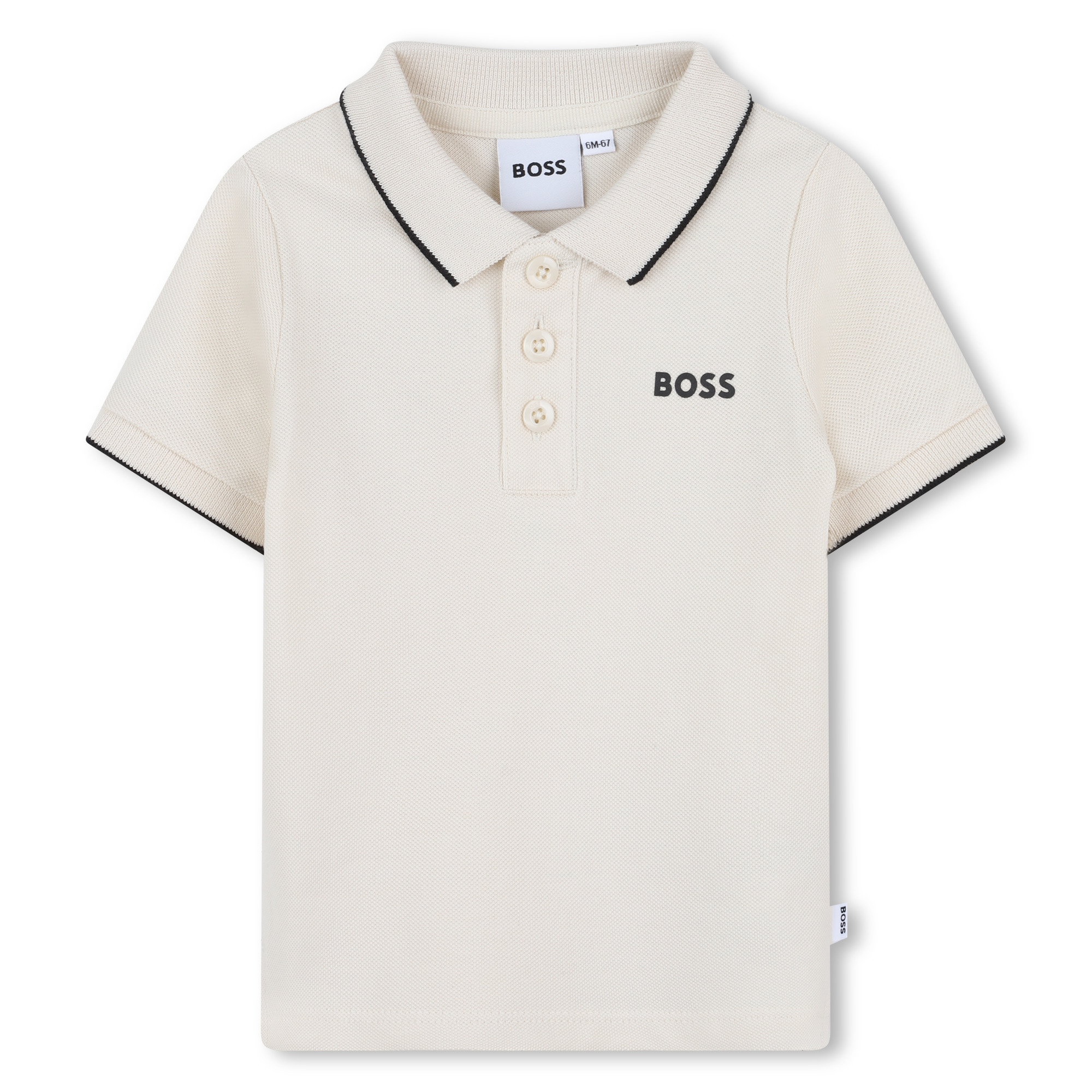 Short-sleeved polo shirt BOSS for BOY