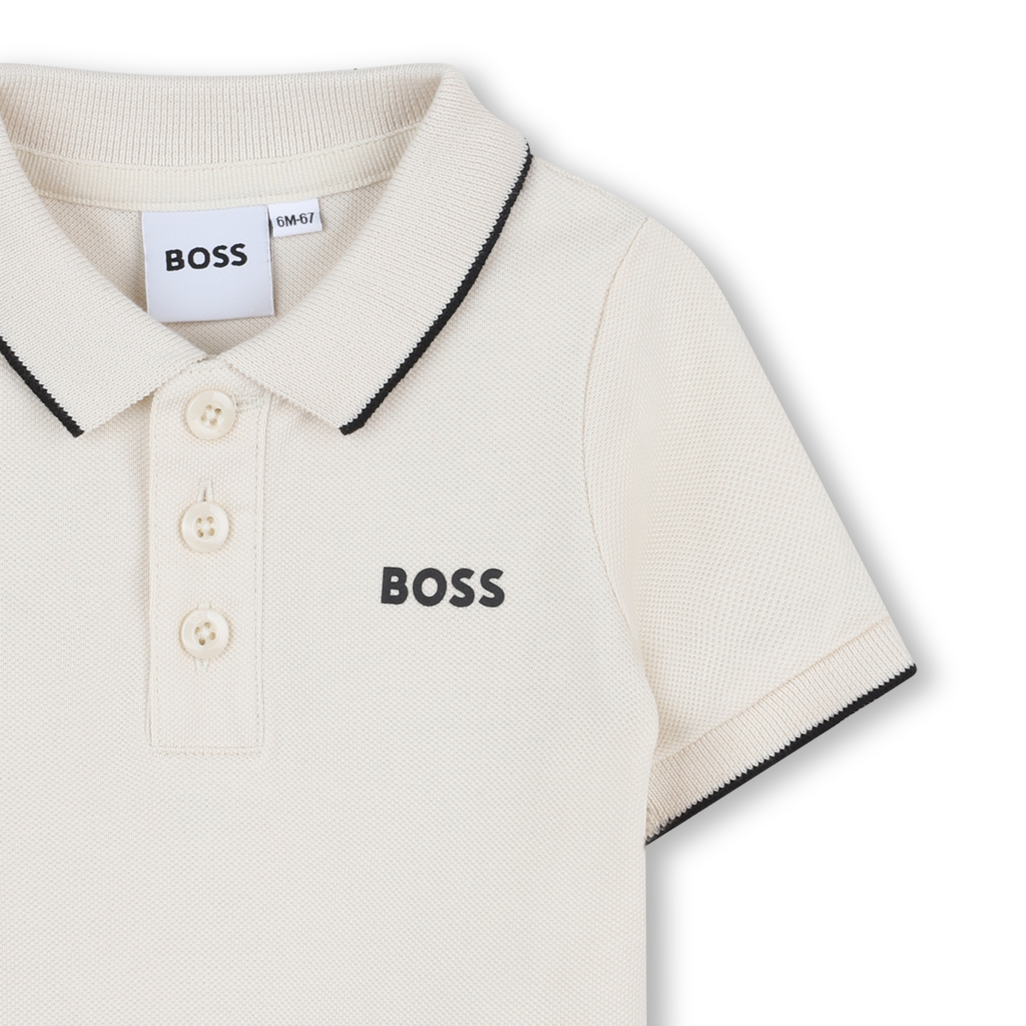 Short-sleeved polo shirt BOSS for BOY