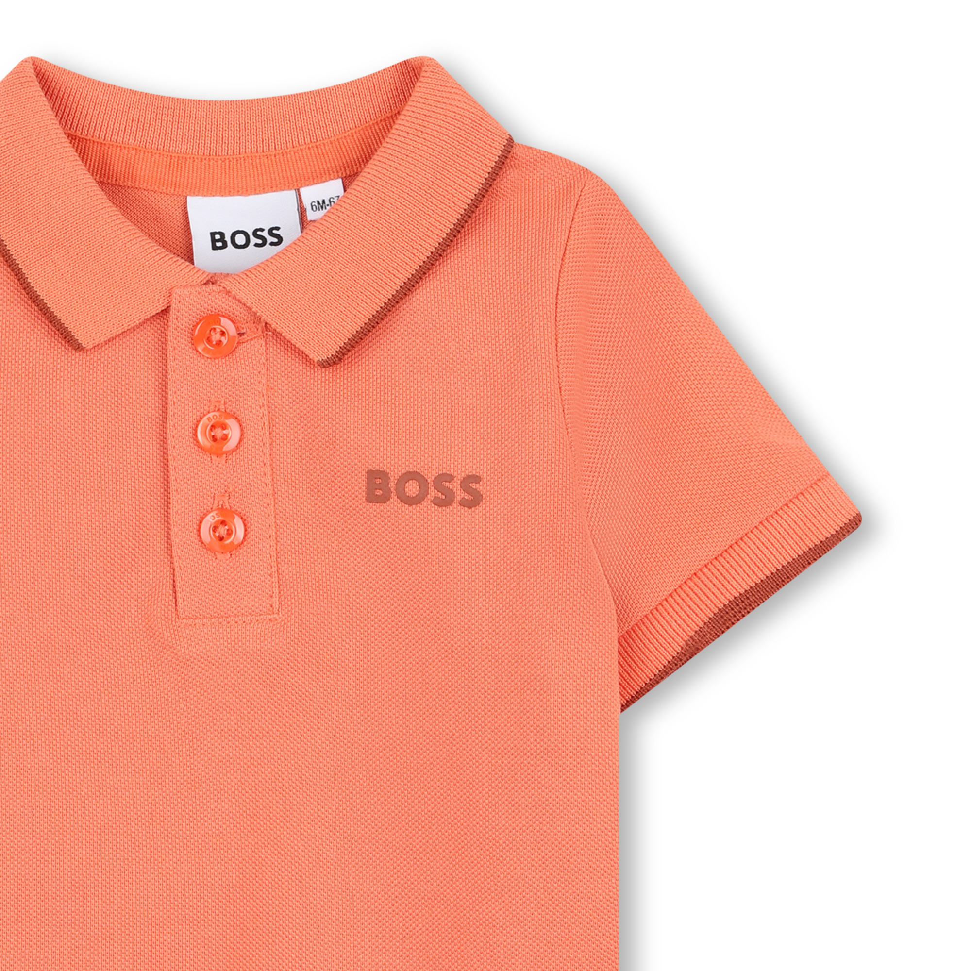 Short-sleeved polo shirt BOSS for BOY