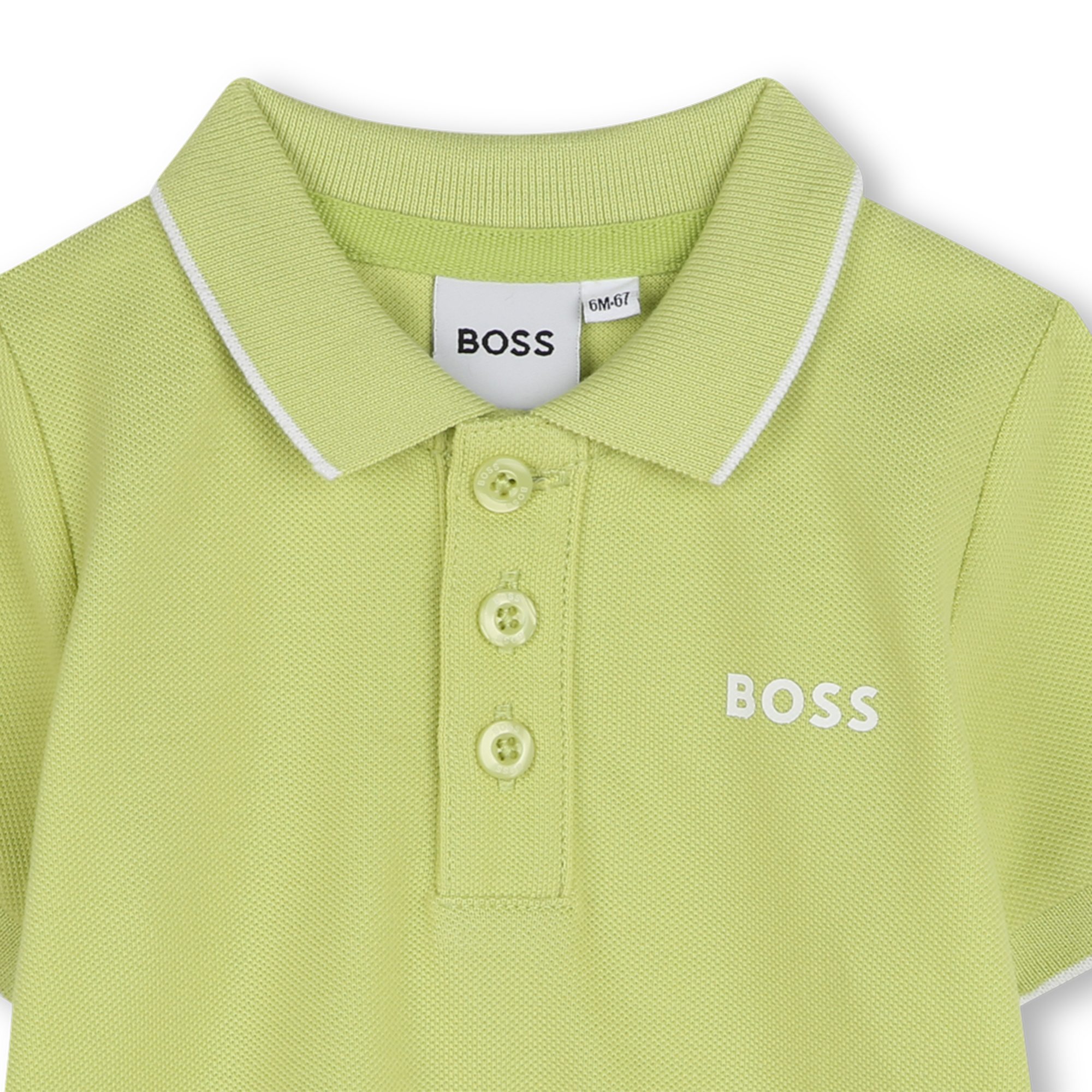 Short-sleeved polo shirt BOSS for BOY