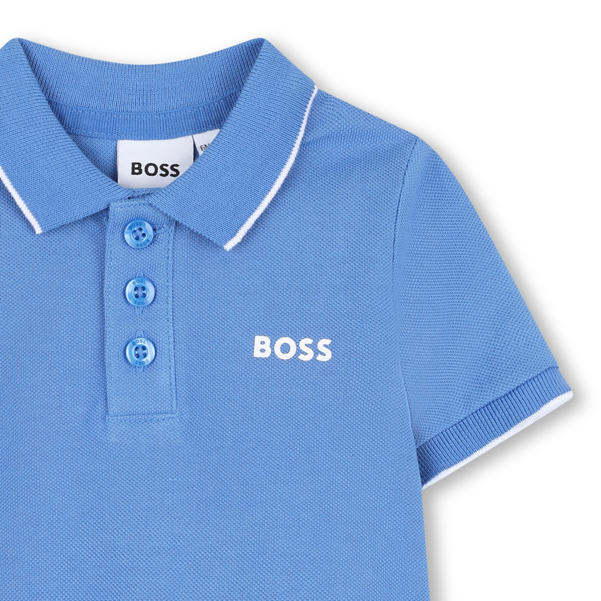 Short-sleeved polo shirt BOSS for BOY