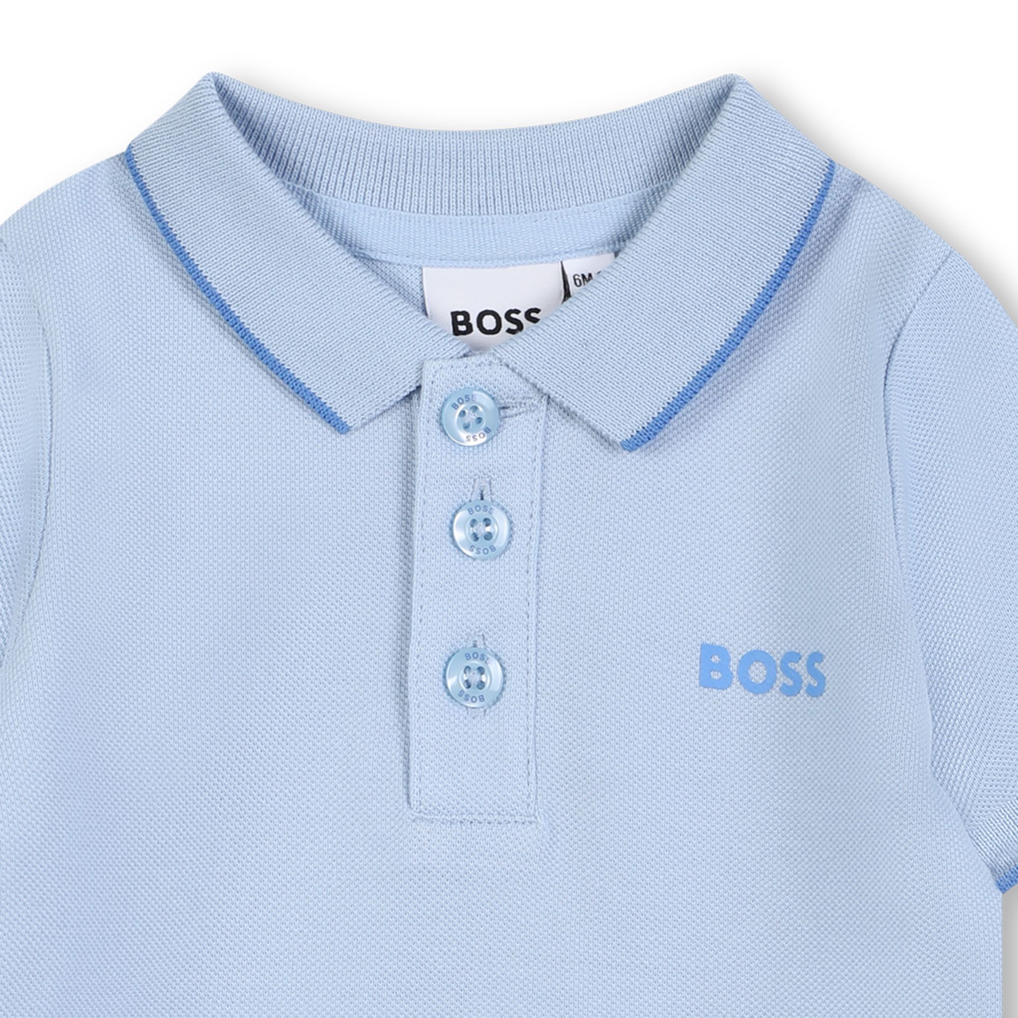 Short-sleeved polo shirt BOSS for BOY