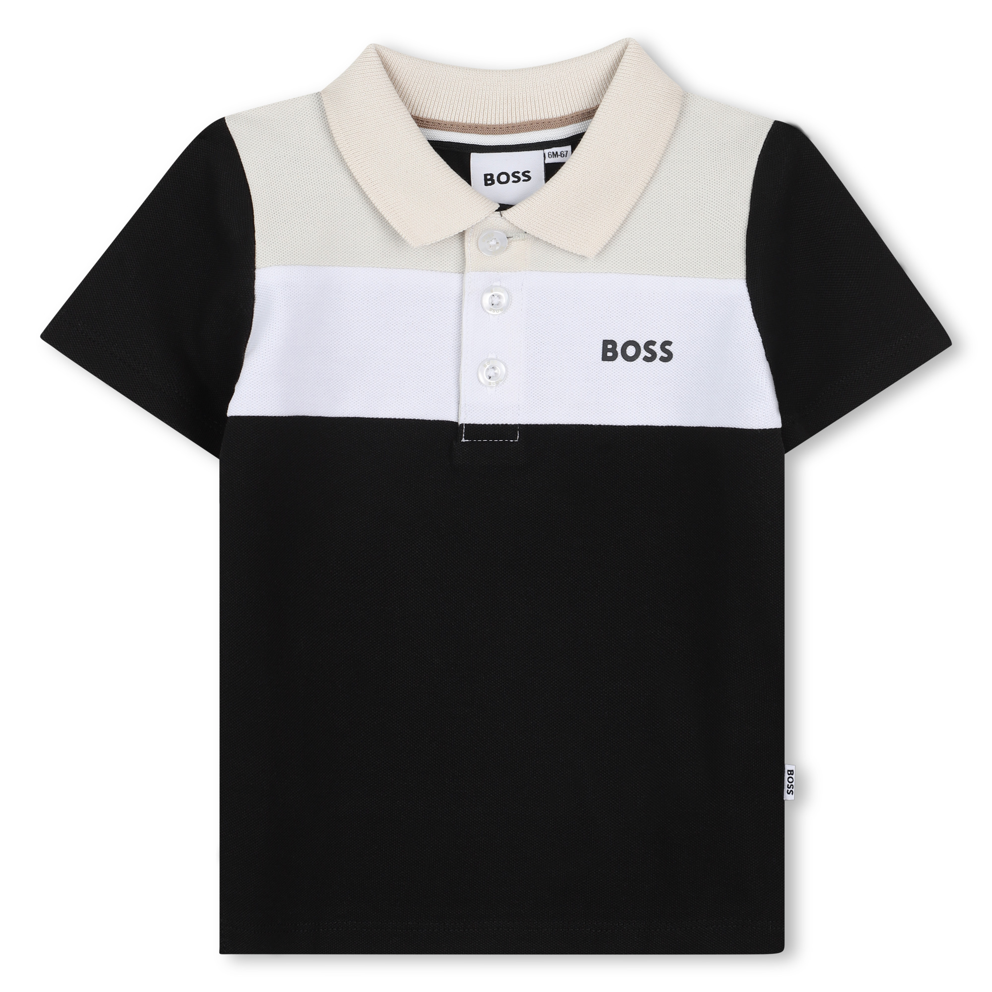 Short-sleeved polo shirt BOSS for BOY