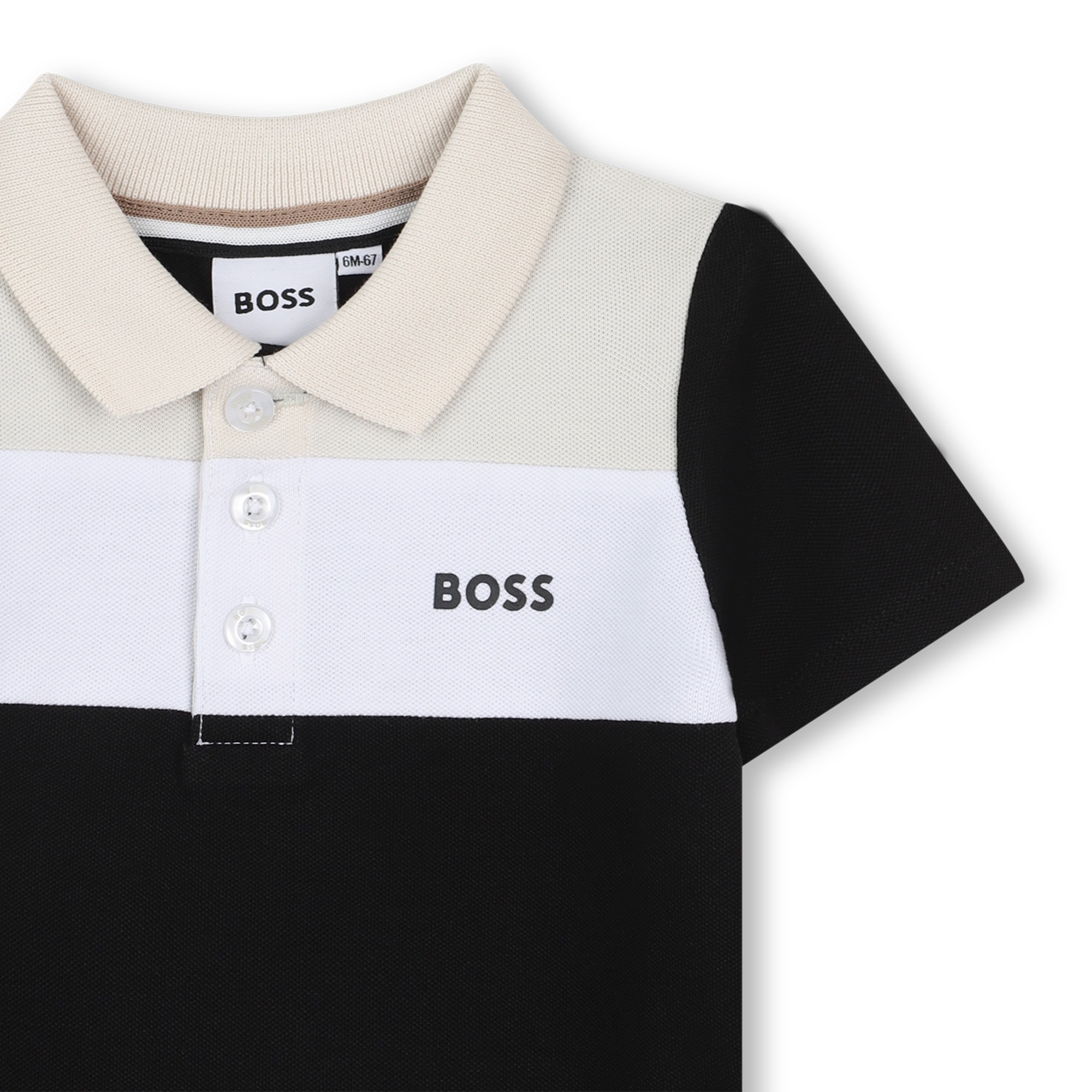 Short-sleeved polo shirt BOSS for BOY