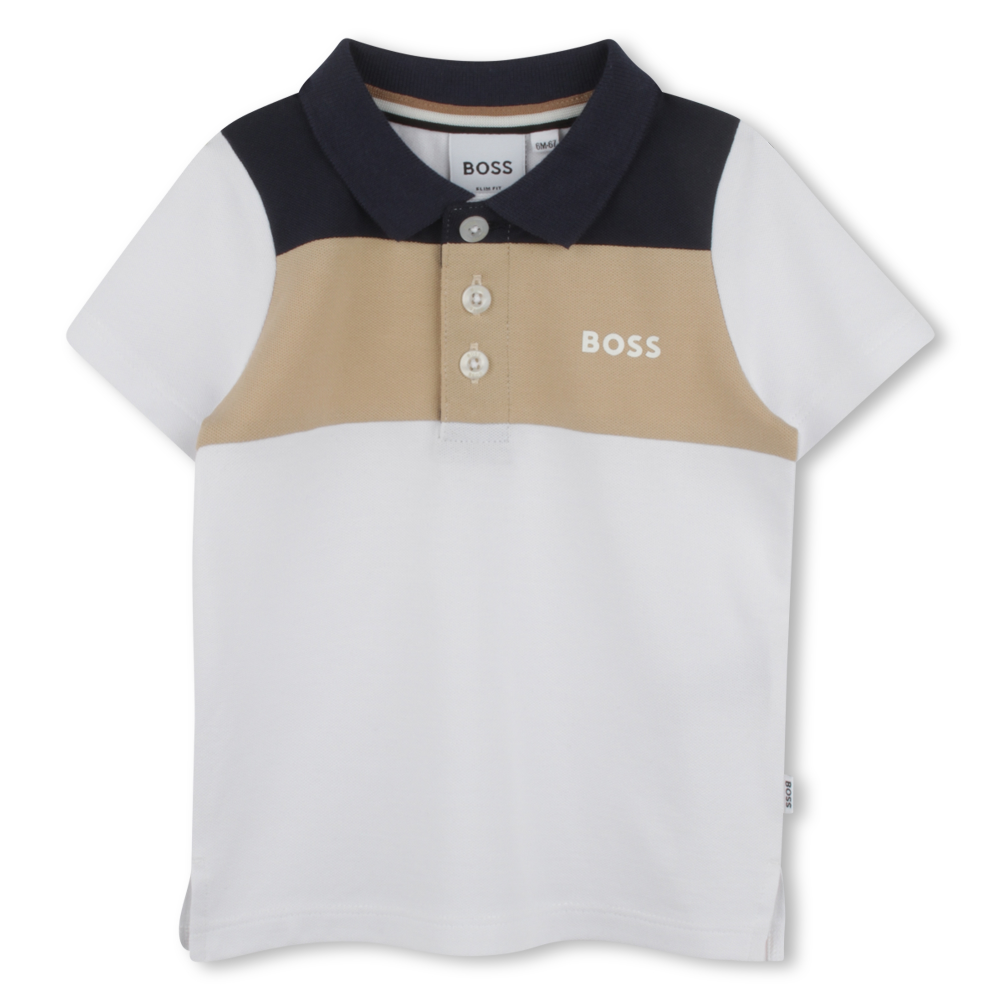 Short-sleeved polo shirt BOSS for BOY