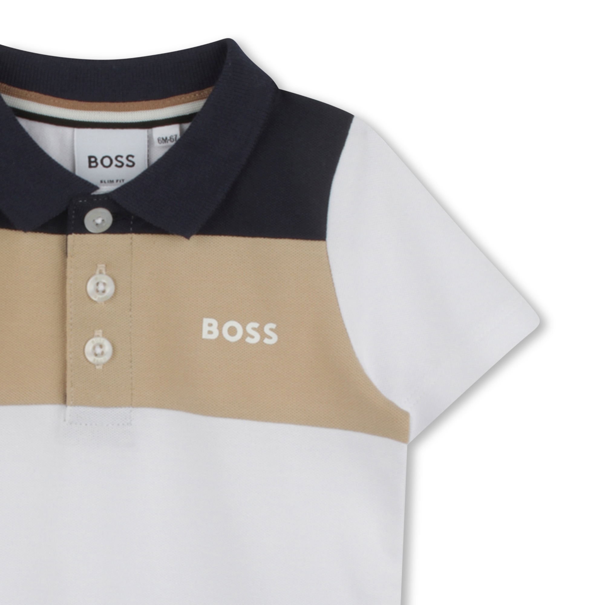 Short-sleeved polo shirt BOSS for BOY