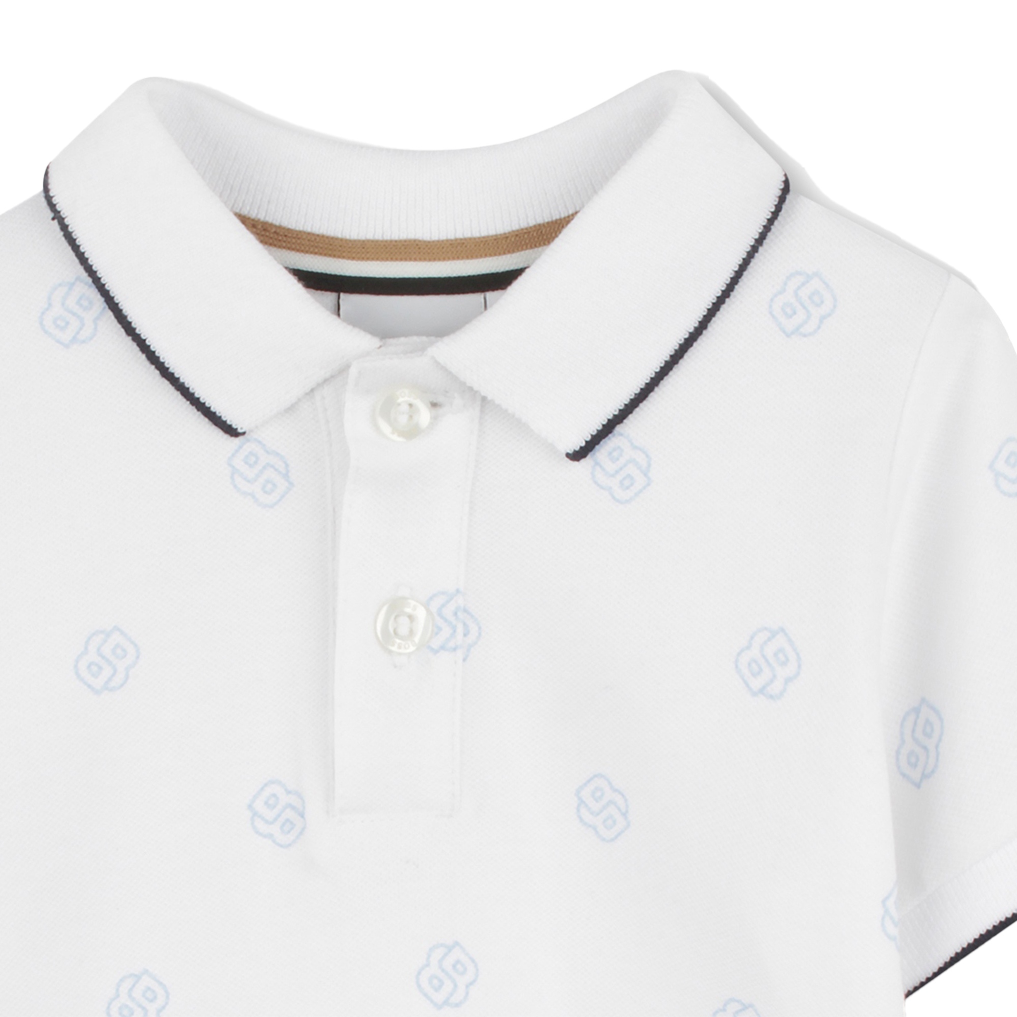 Short-sleeved polo shirt BOSS for BOY