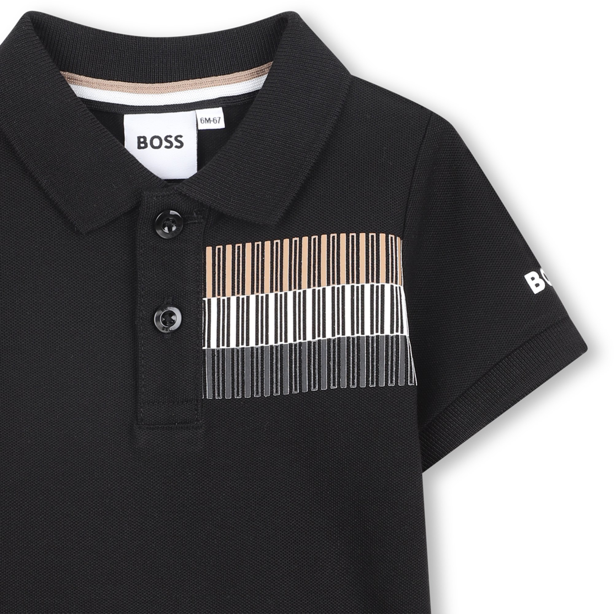 Short-sleeved polo shirt BOSS for BOY