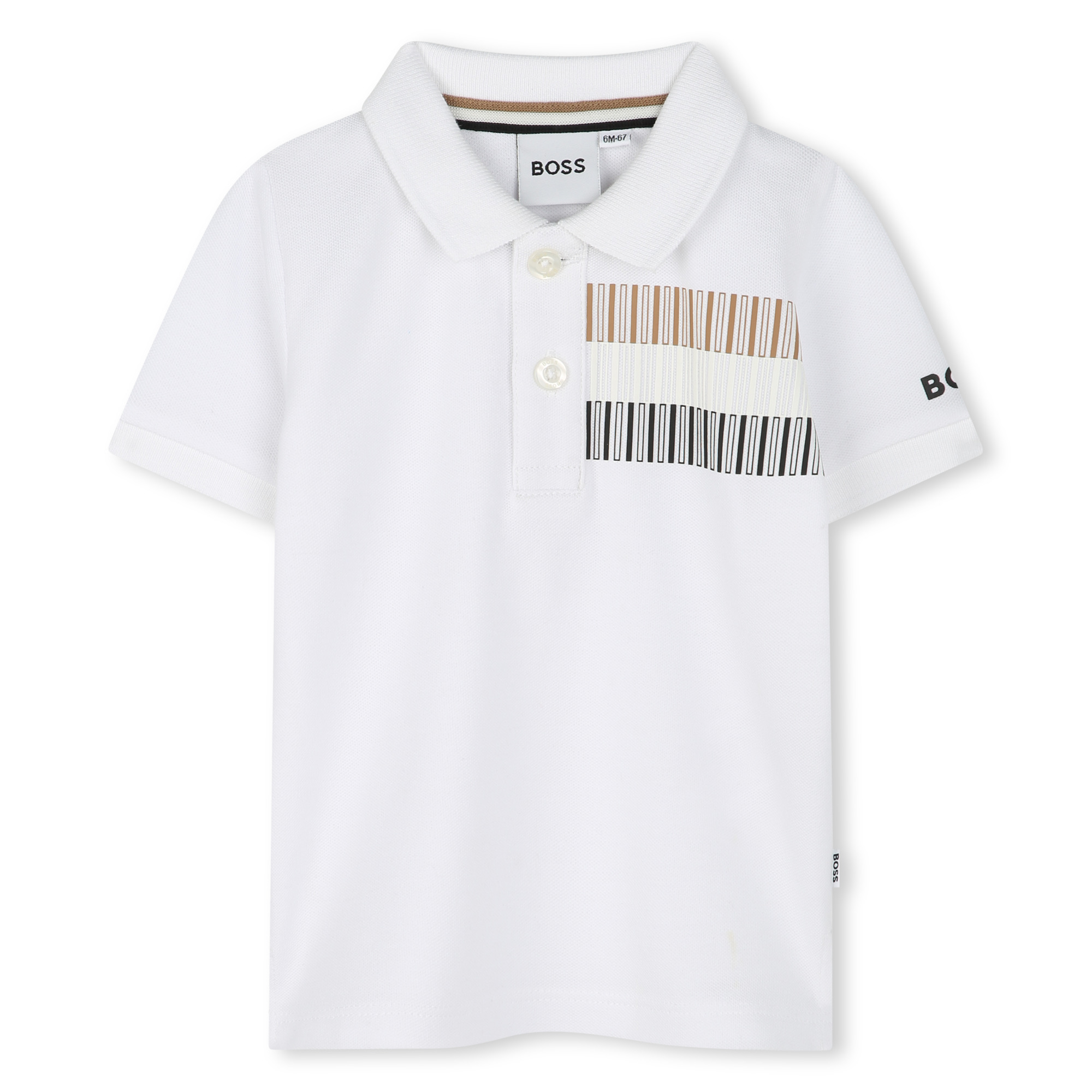 Short-sleeved polo shirt BOSS for BOY