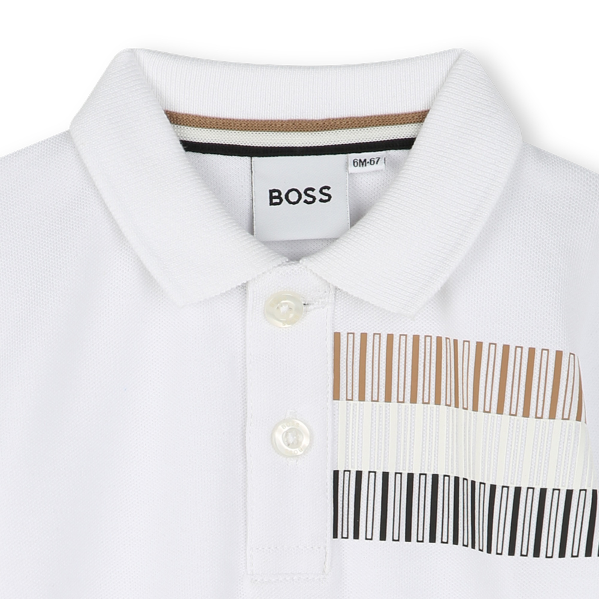 Short-sleeved polo shirt BOSS for BOY