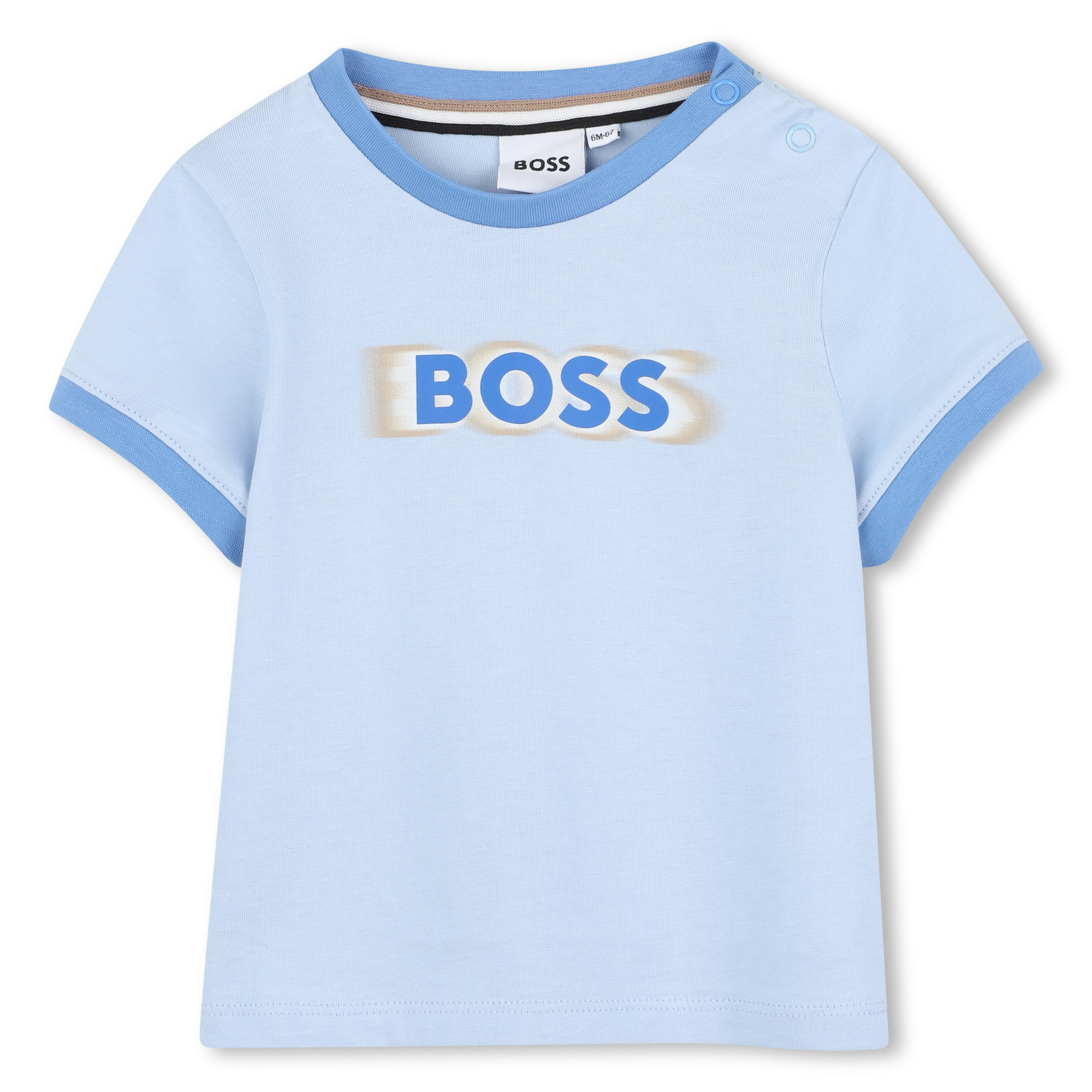 T-shirt met korte mouwen BOSS Voor