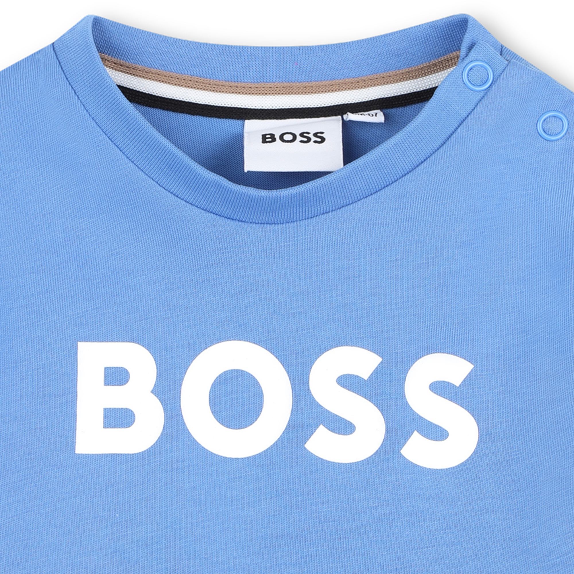 T-shirt met korte mouwen BOSS Voor