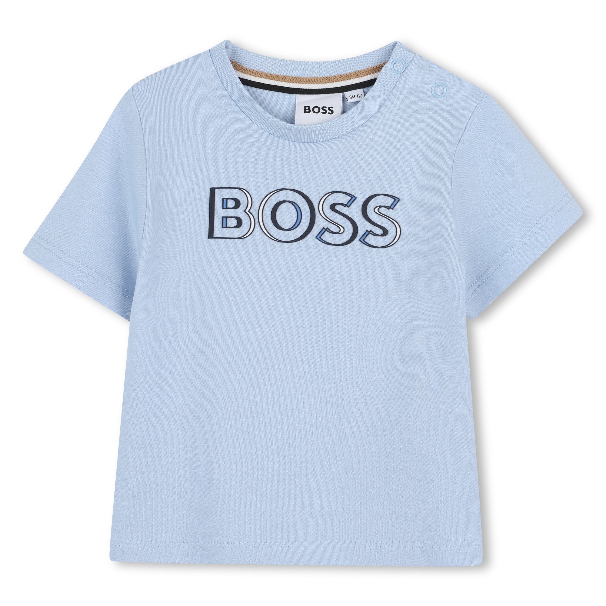 T-shirt met korte mouwen BOSS Voor