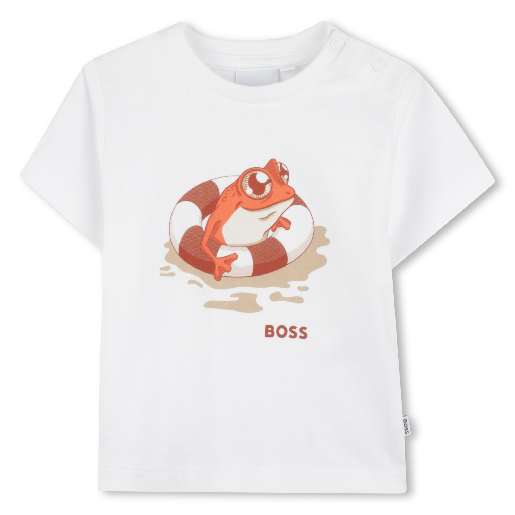 T-shirt met korte mouwen BOSS Voor