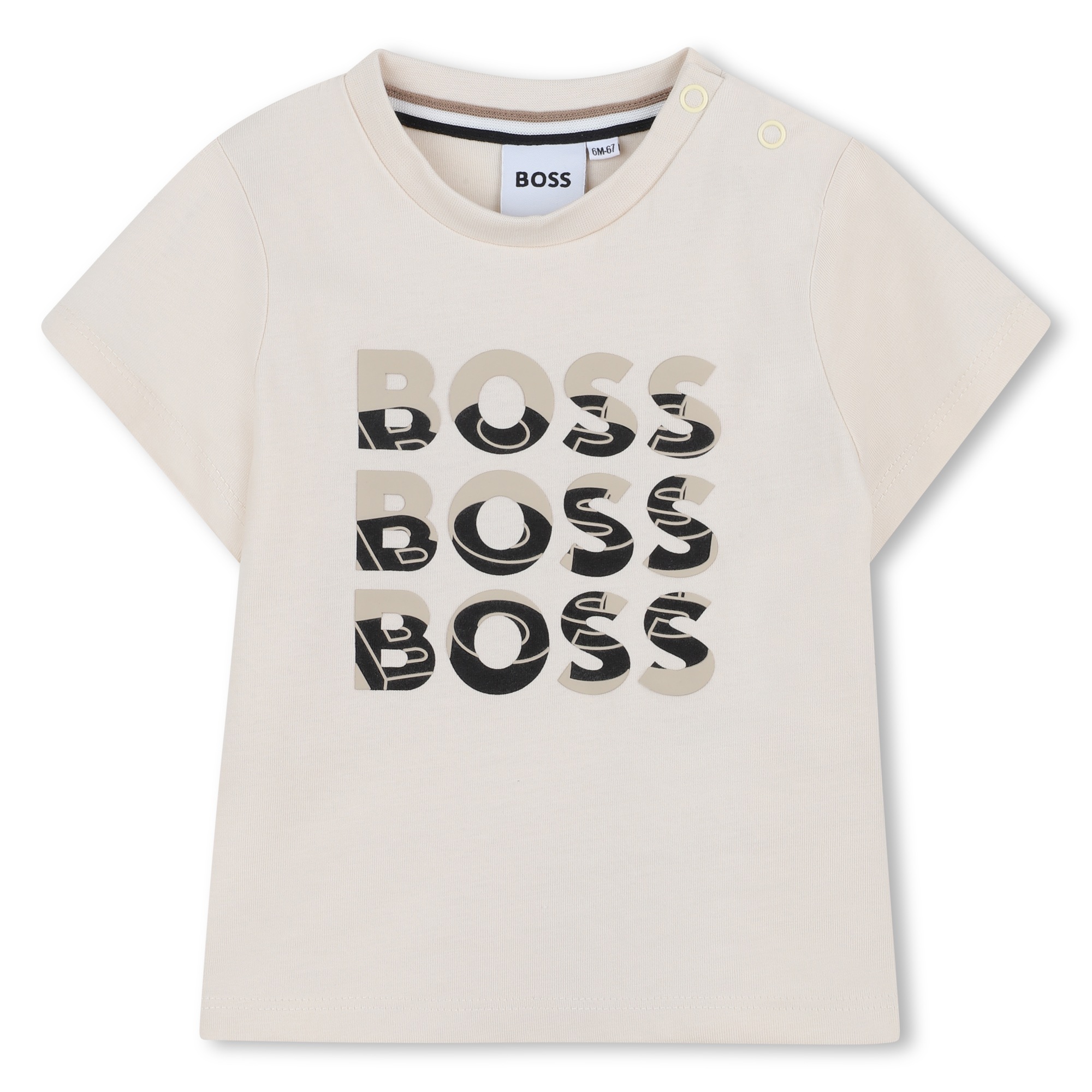 T-shirt met korte mouwen BOSS Voor