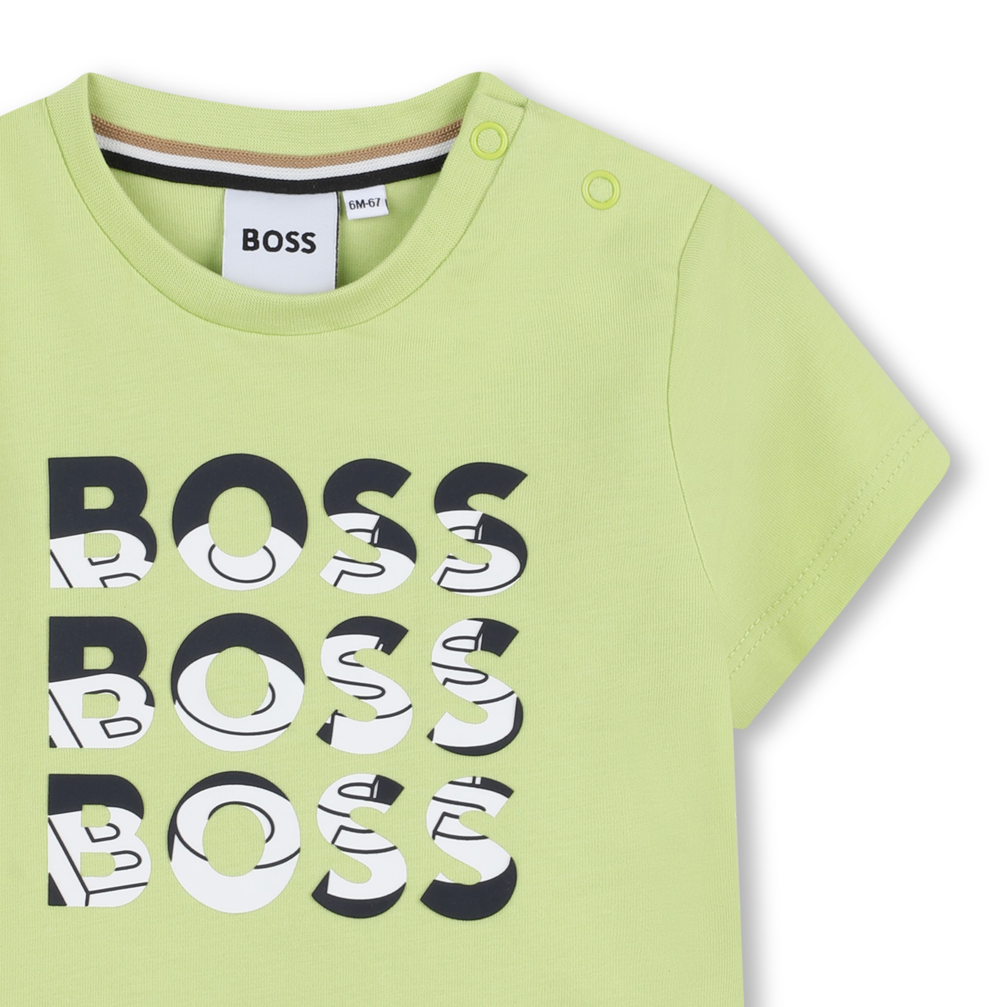 T-shirt met korte mouwen BOSS Voor