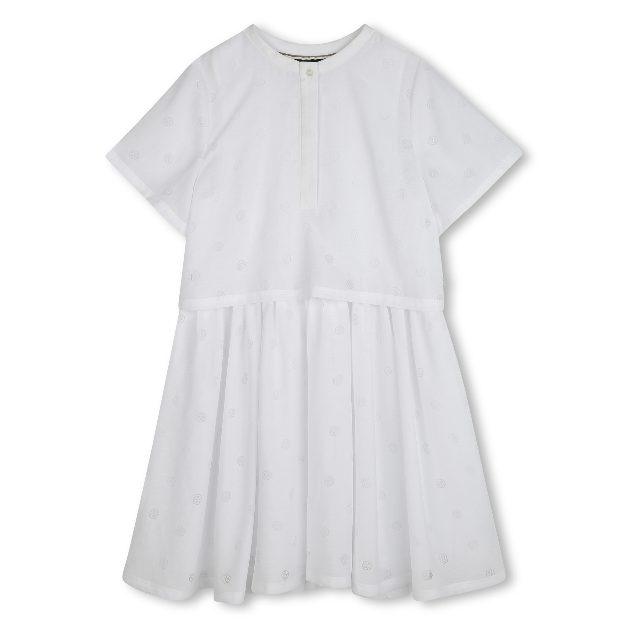 Robe à manches courtes BOSS pour FILLE