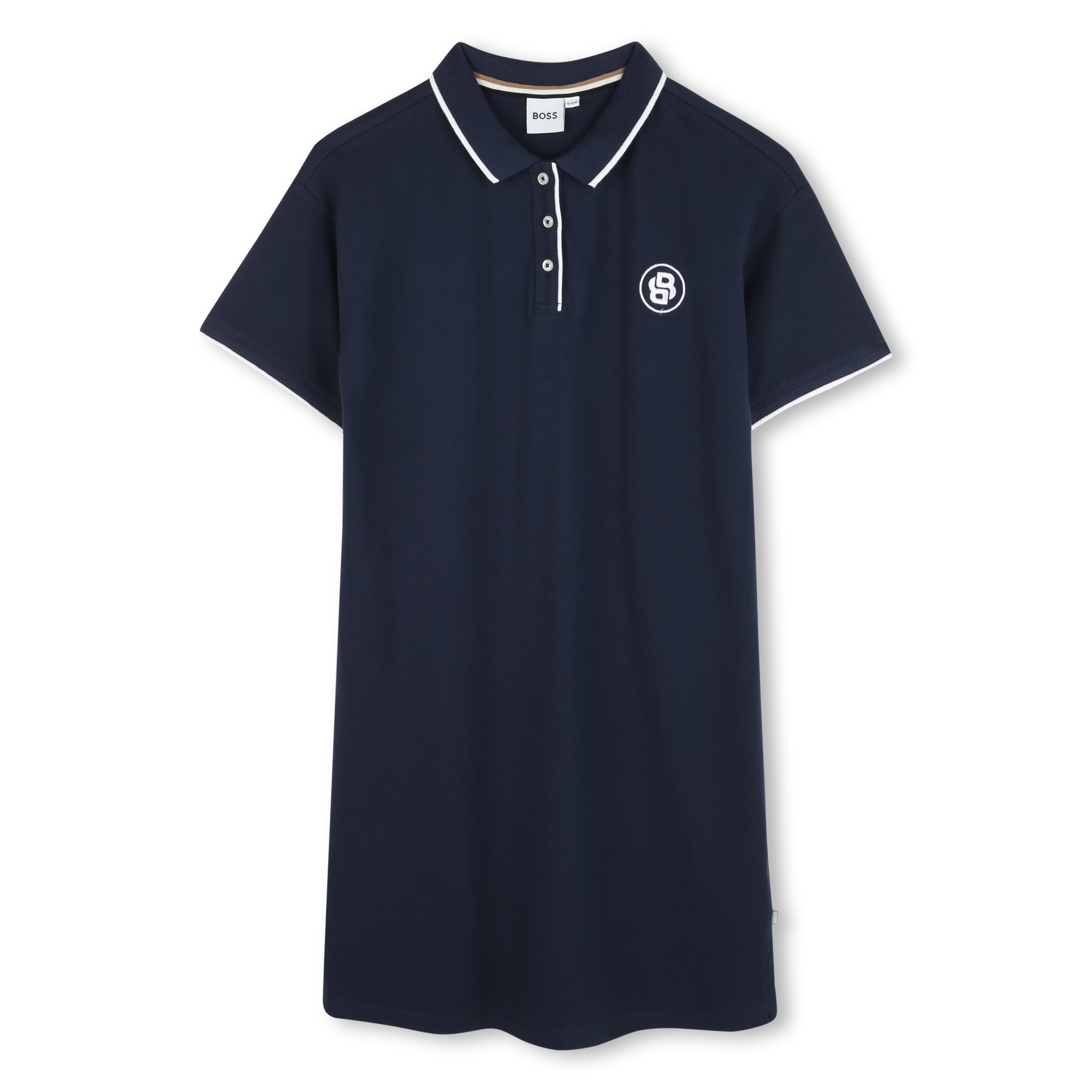 Robe polo à manches courtes BOSS pour FILLE