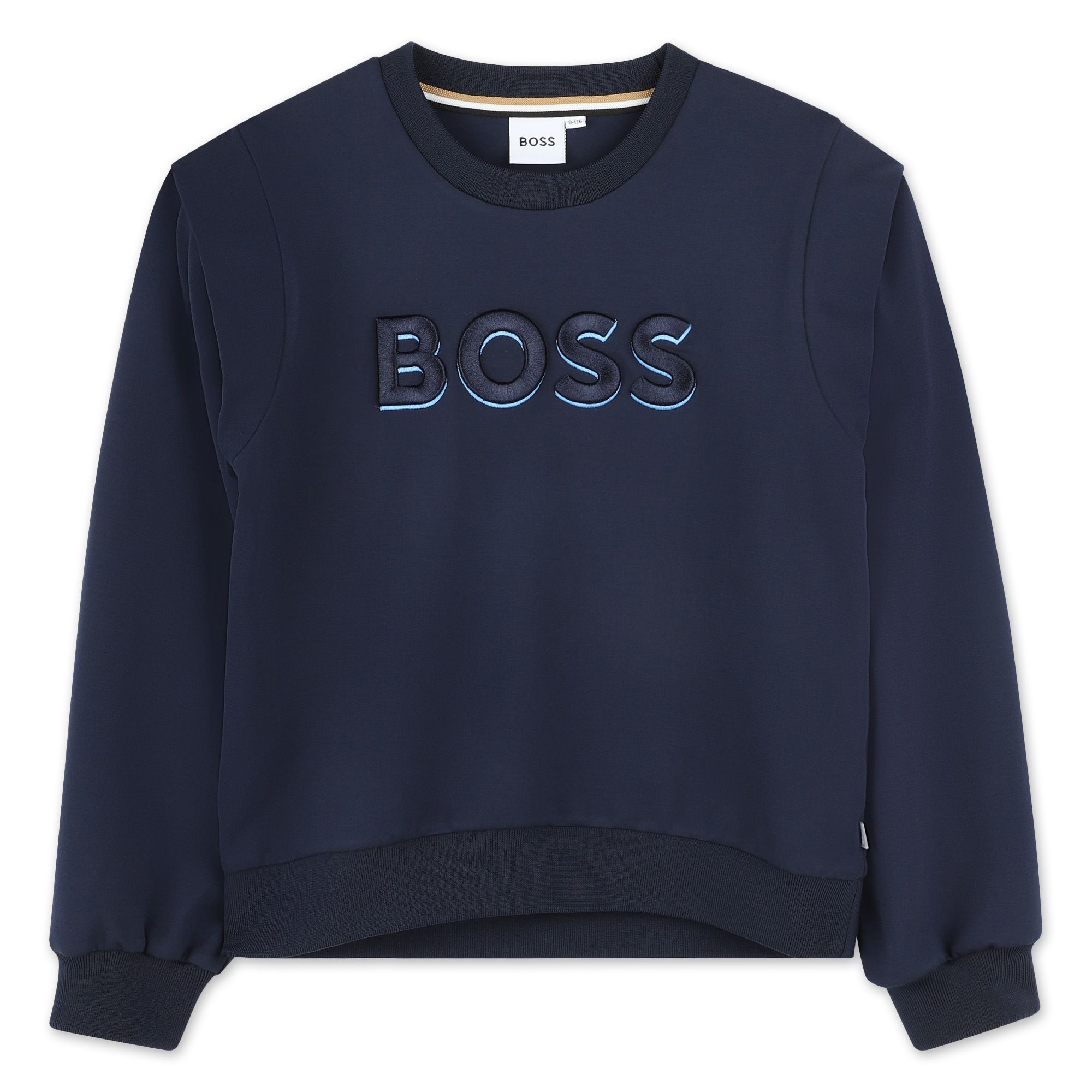 Embroidered sweatshirt BOSS for GIRL