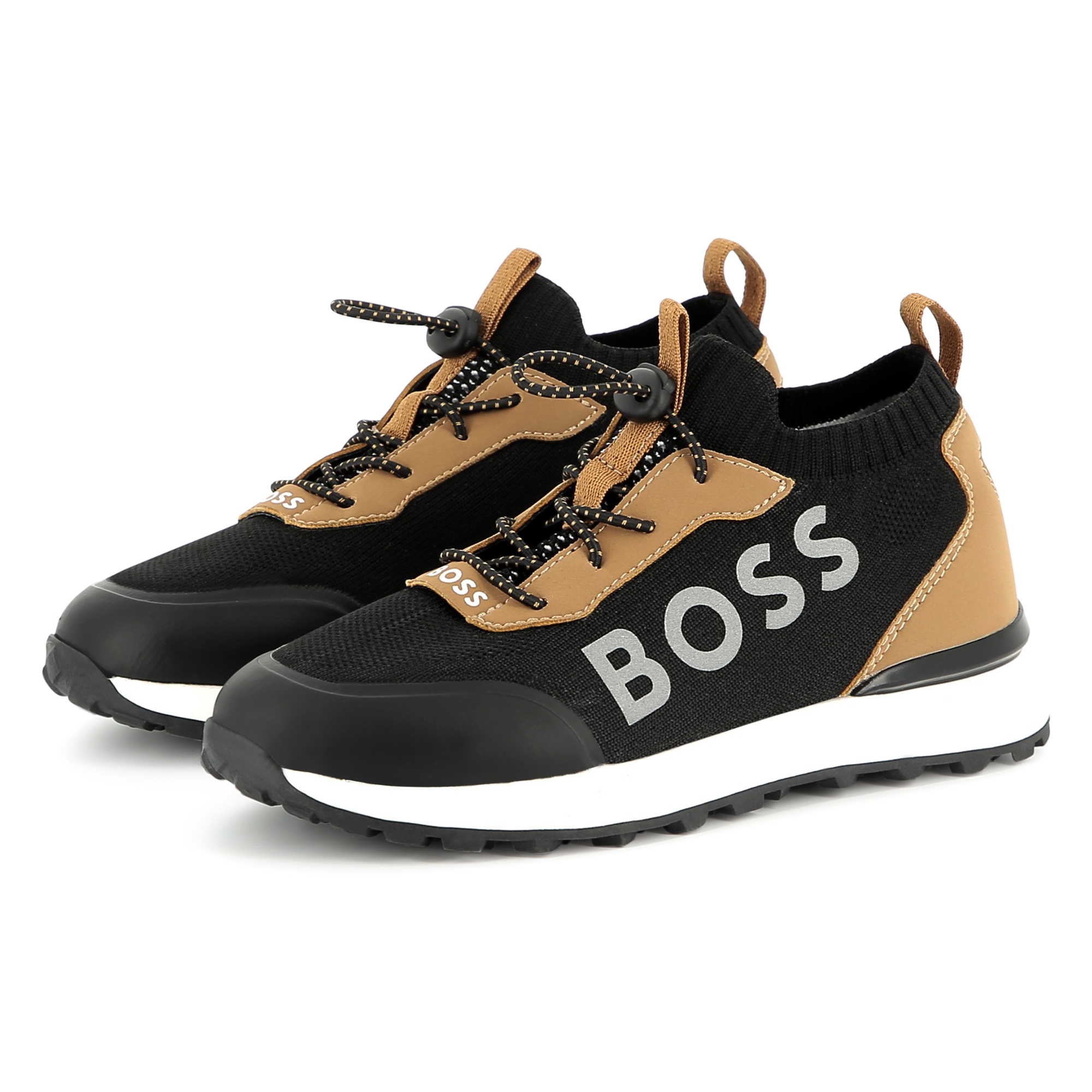 Elasticated lace trainers BOSS for BOY