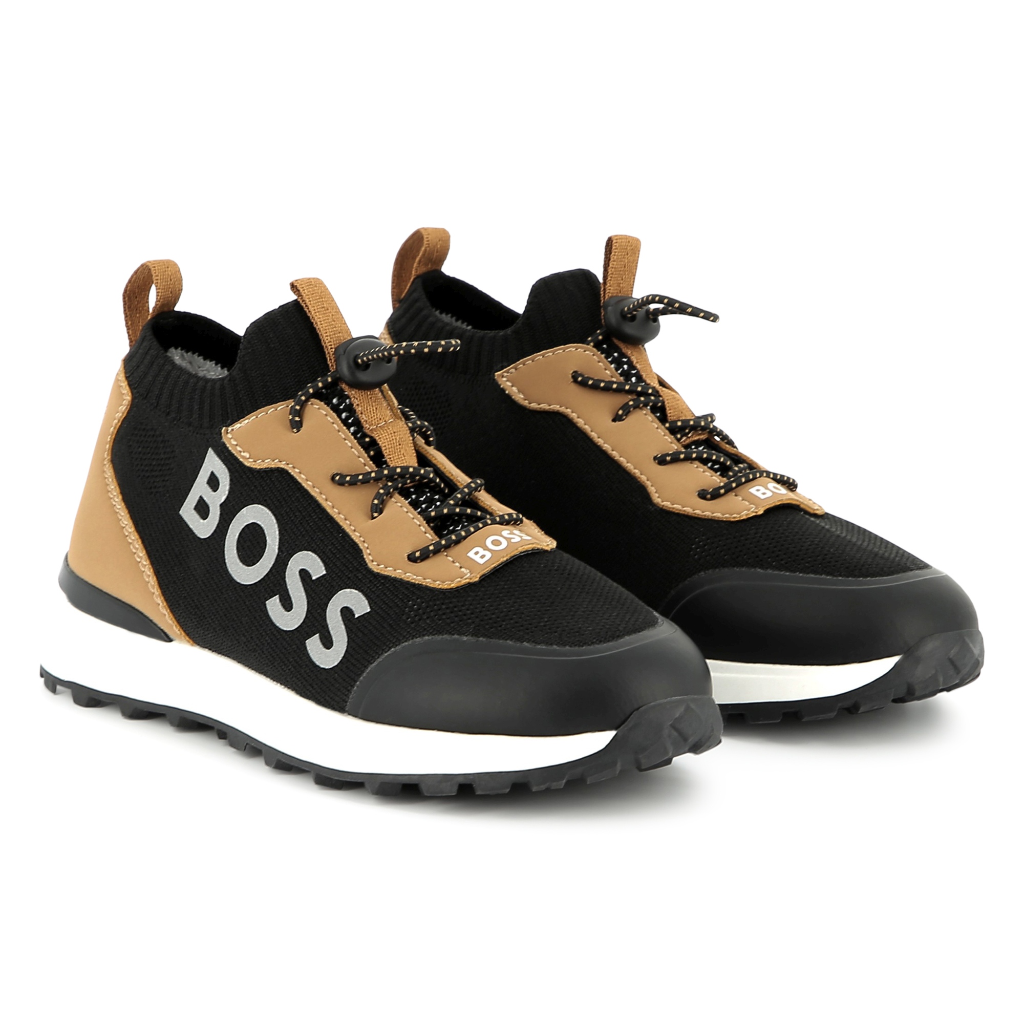 Elasticated lace trainers BOSS for BOY